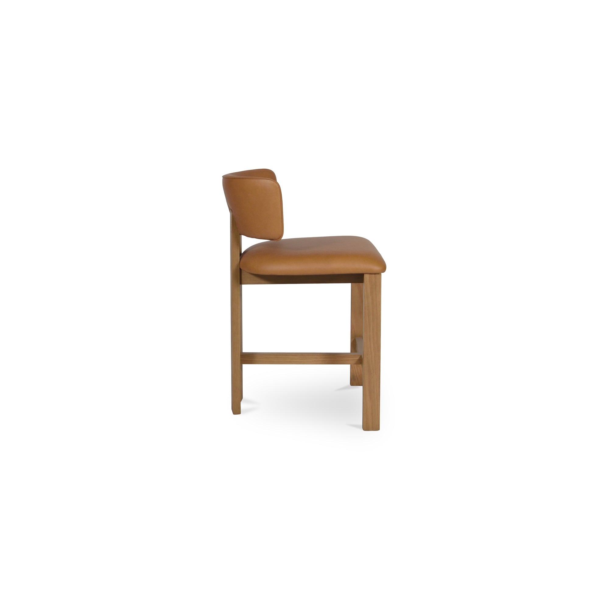 Moes Morel Counter Stool Brown Leather GO-1024-03