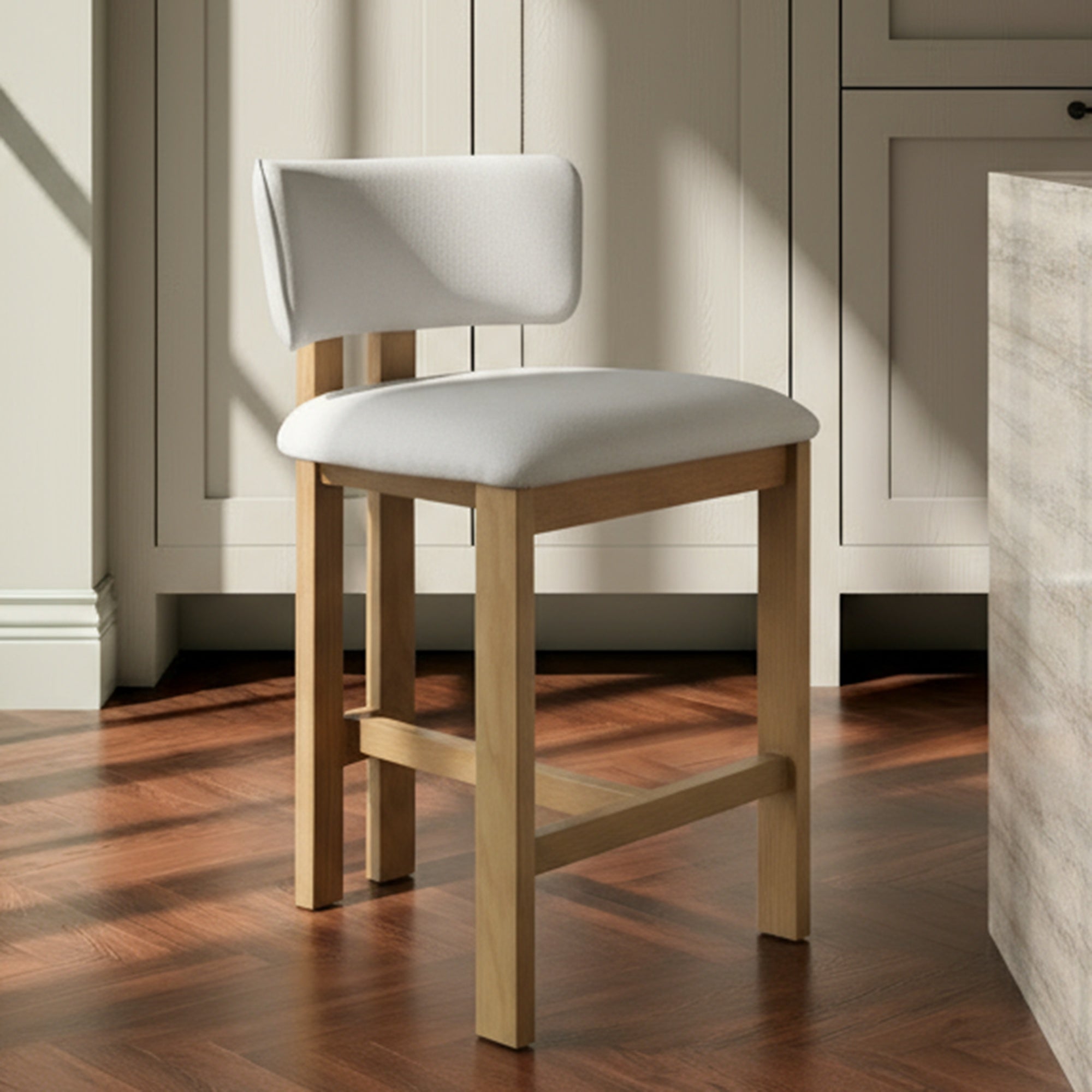 Moes Morel Counter Stool Cream GO-1024-05