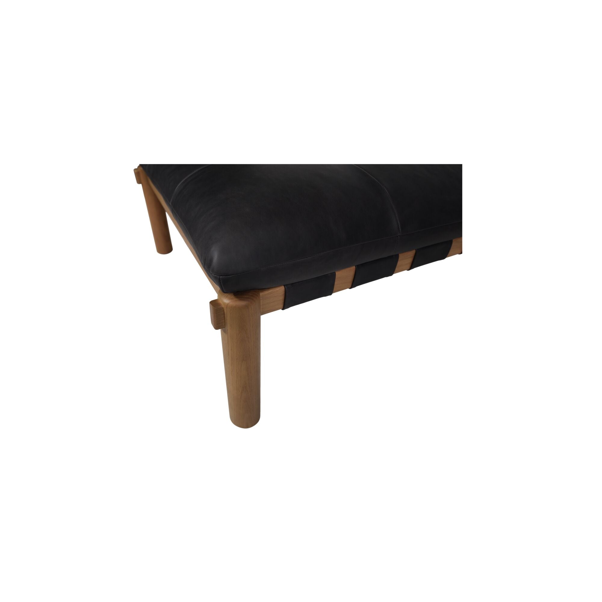 Moes Costello Ottoman Black GO-1026-02