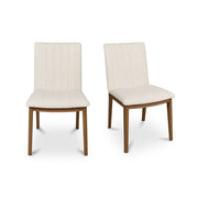 Moes Demi Dining Chair Cream-Set of Two GO-1028-18