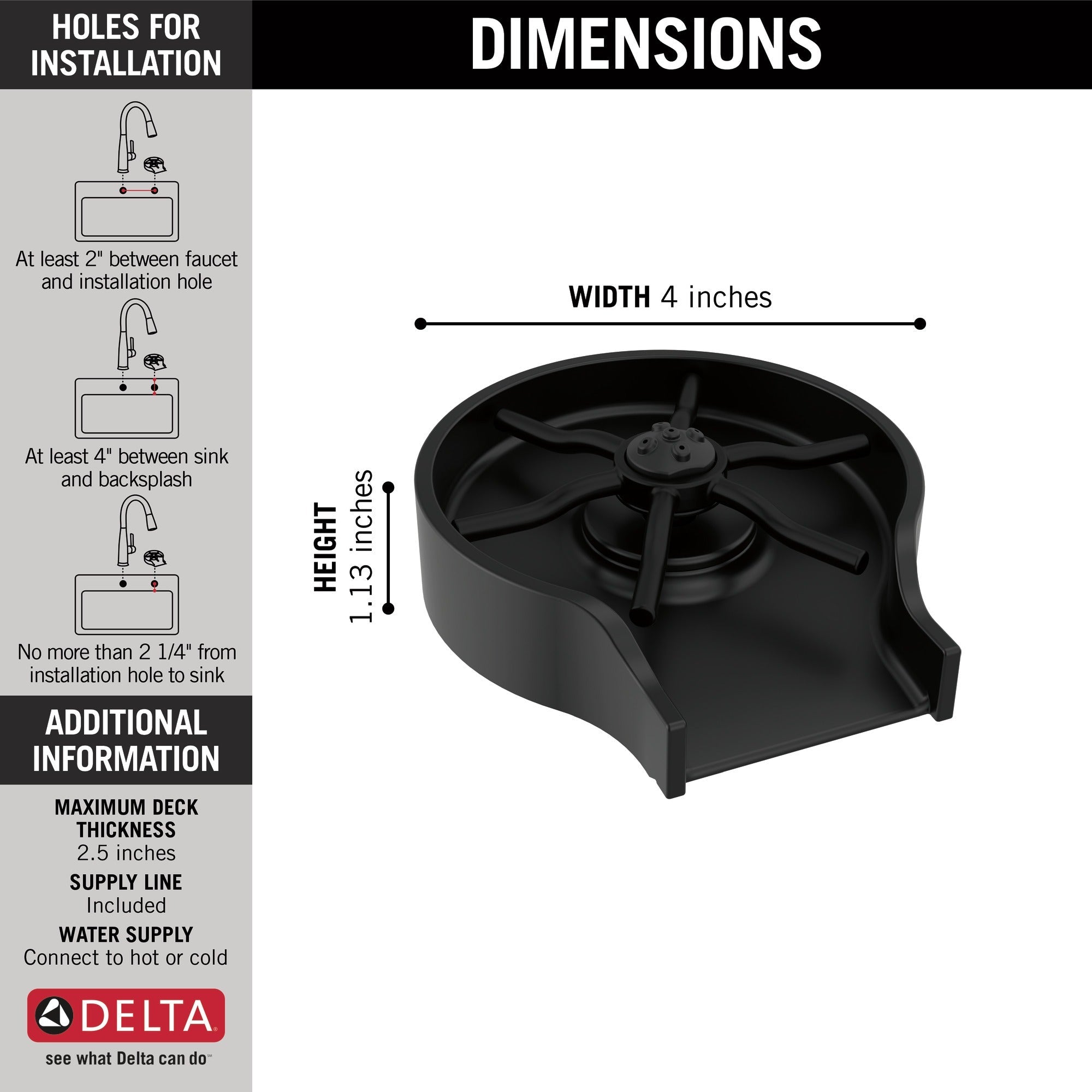 Delta Other Metal Glass Rinser