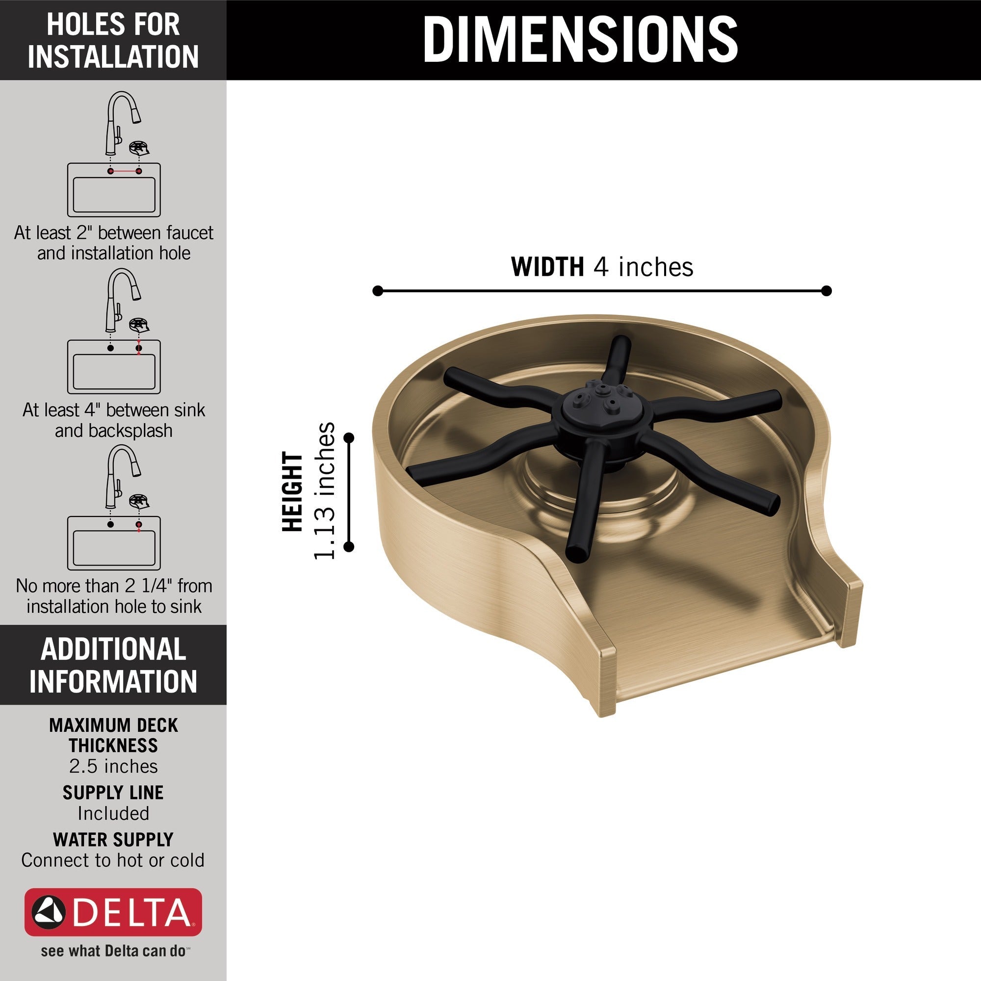 Delta Other Metal Glass Rinser
