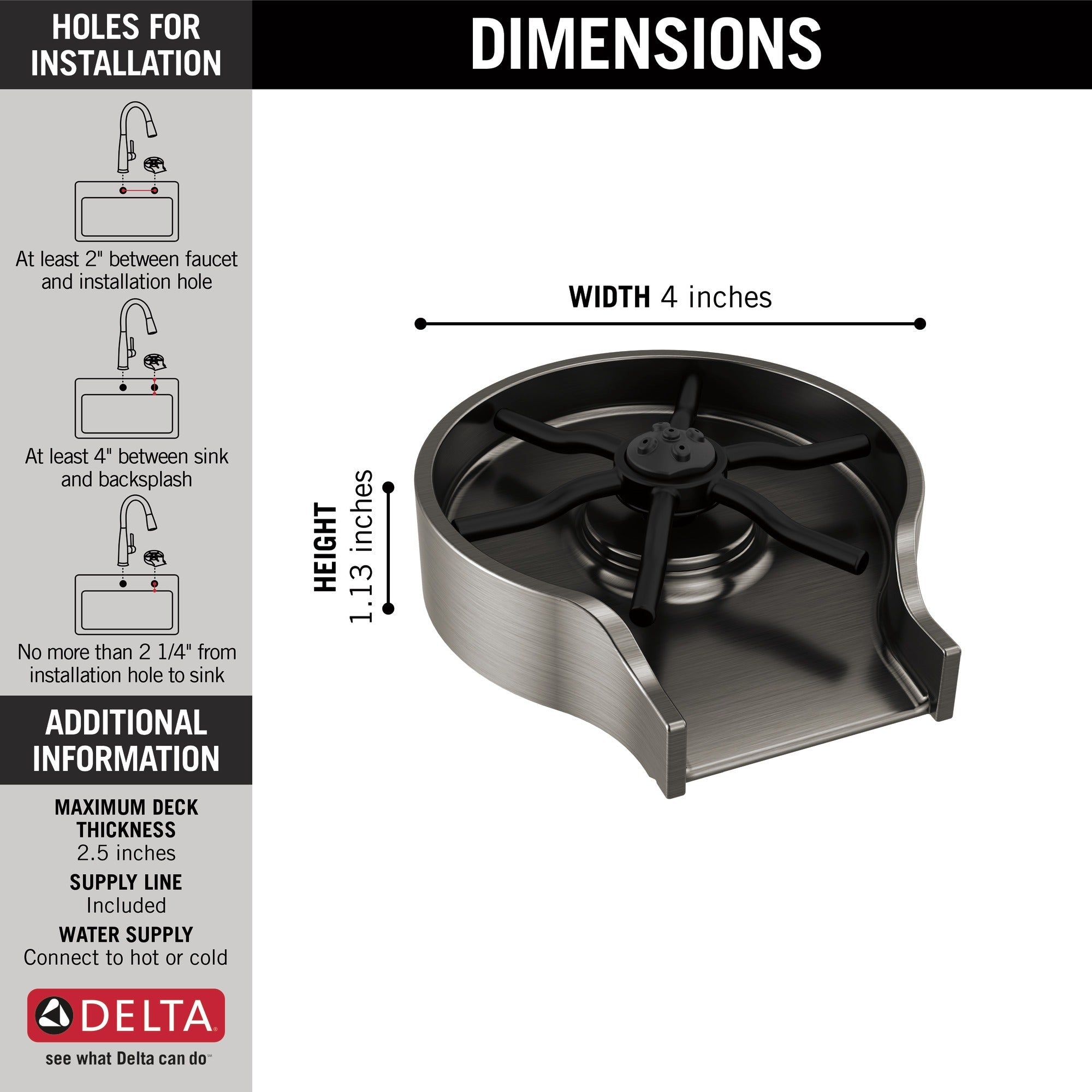 Delta Other Metal Glass Rinser