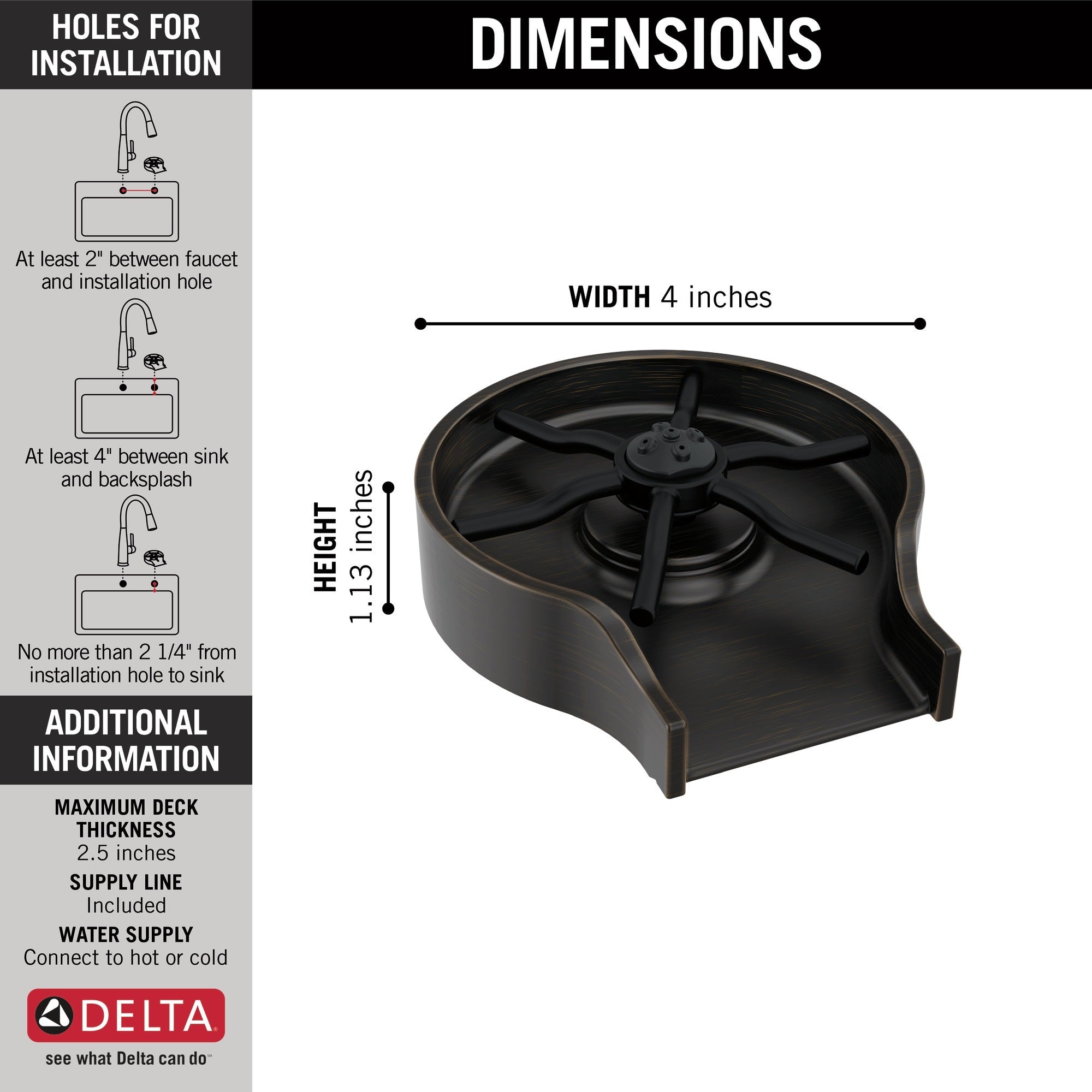 Delta Other Metal Glass Rinser