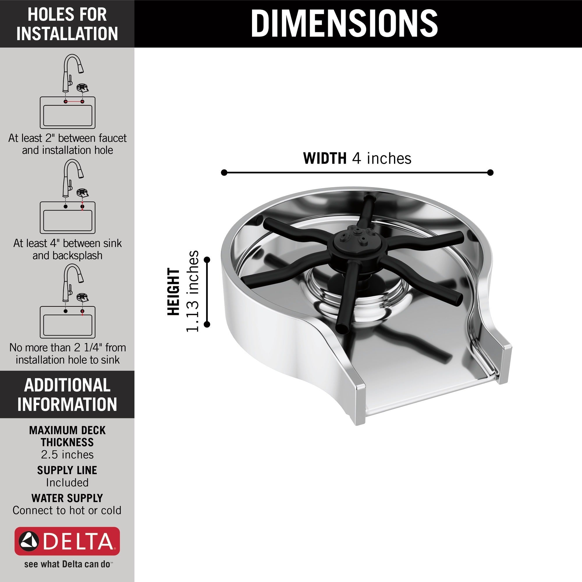 Delta Other Metal Glass Rinser