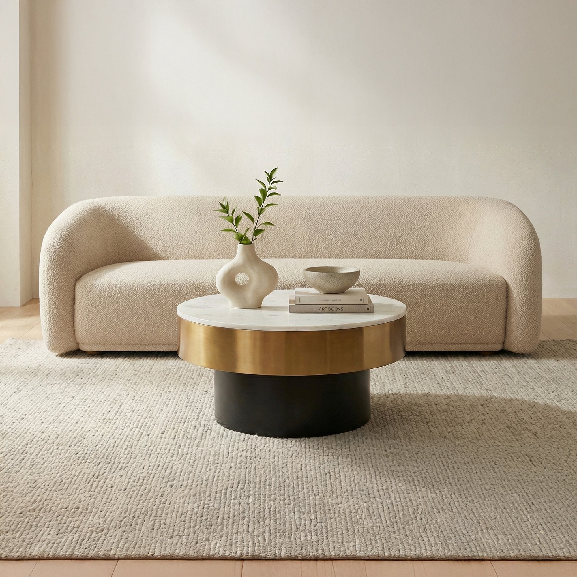 Moes Dado Coffee Table White GZ-1022-18-0