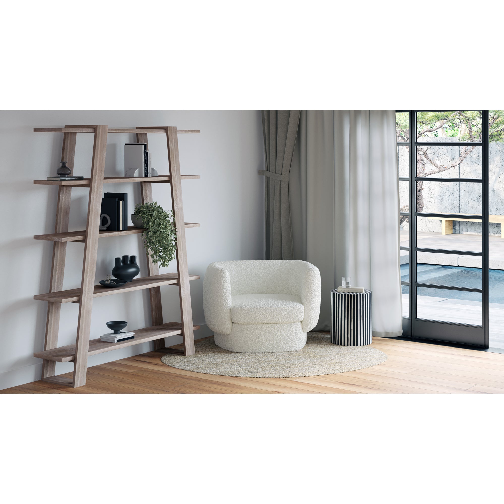 Moes Chameau Side Table Black GZ-1126-02