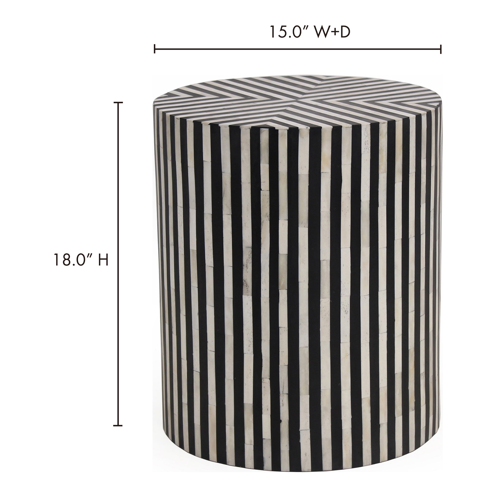Moes Chameau Side Table Black GZ-1126-02