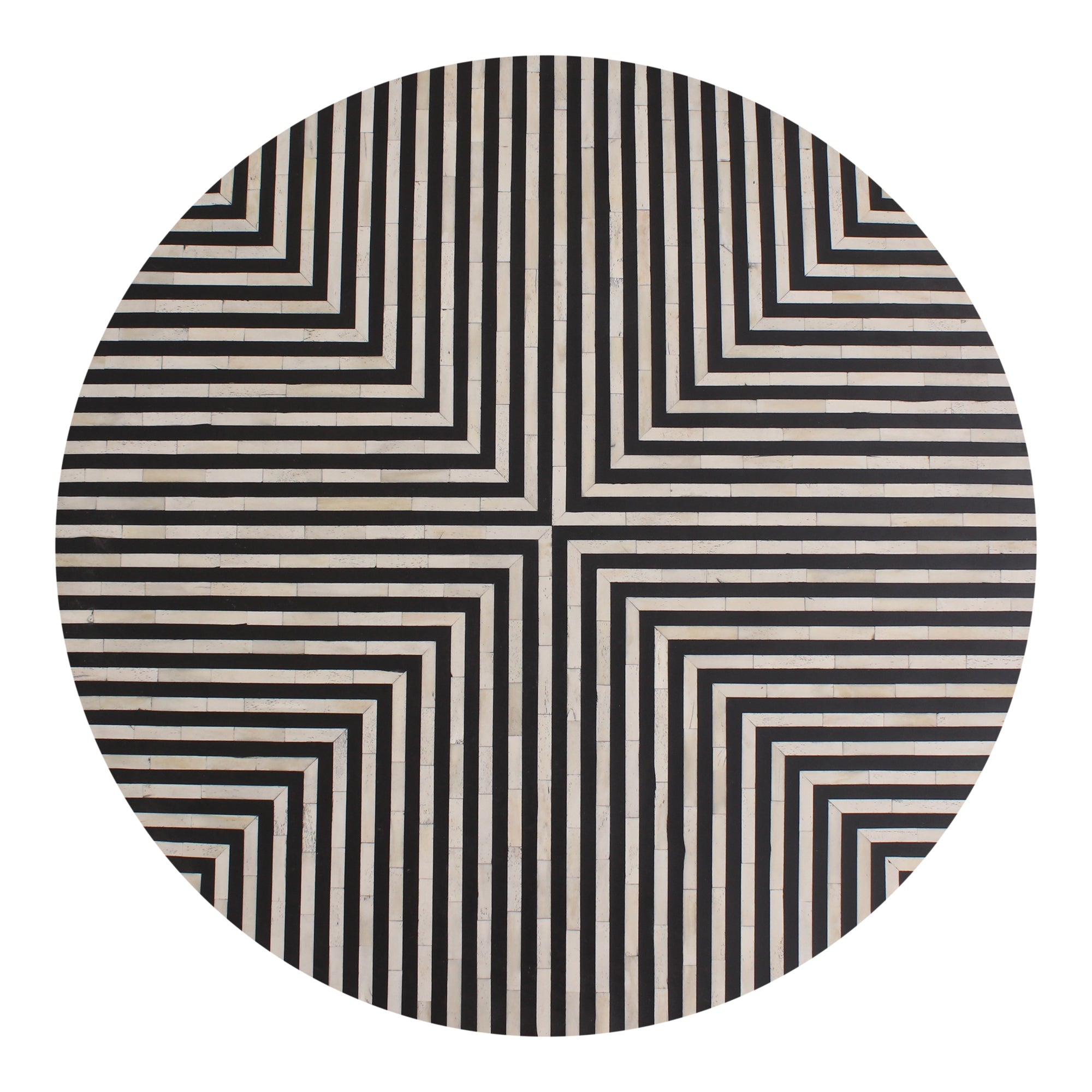 Moes Chameau Small Coffee Table Black and White GZ-1147-37