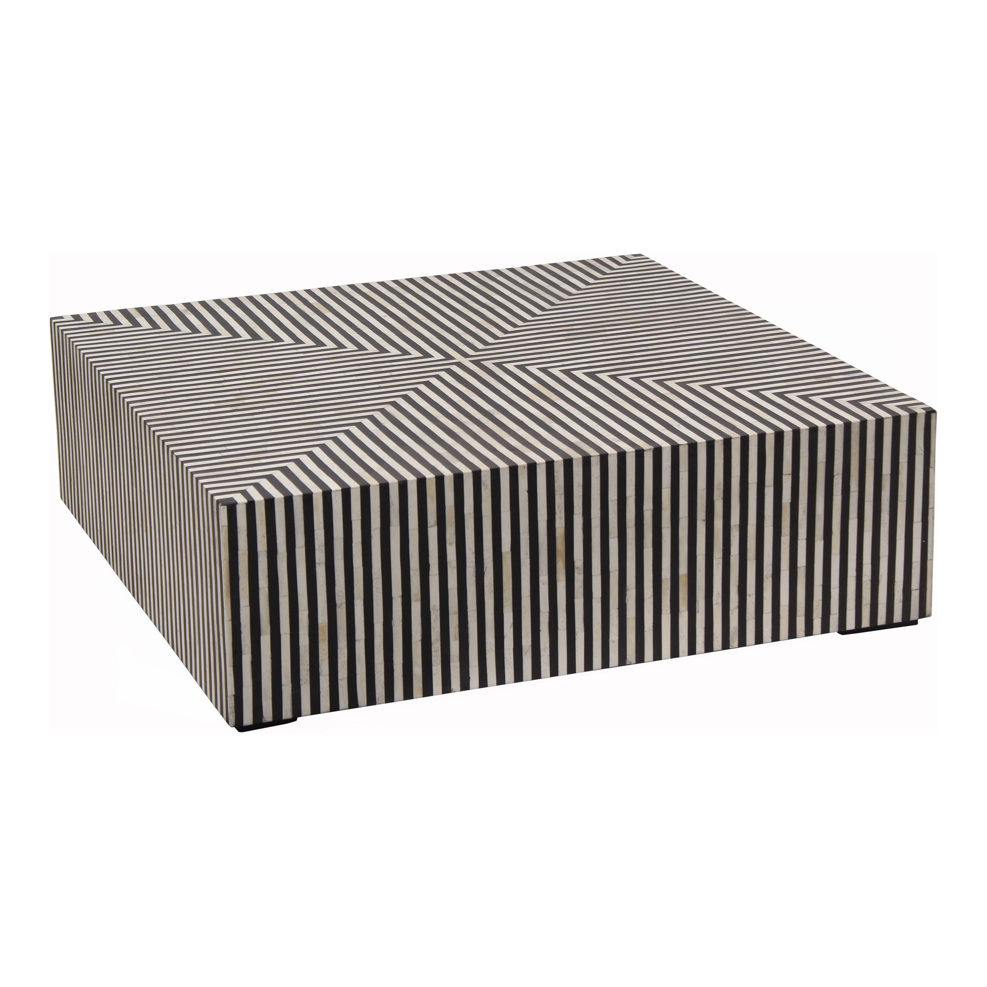 Moes Terning Coffee Table Black and White GZ-1148-37