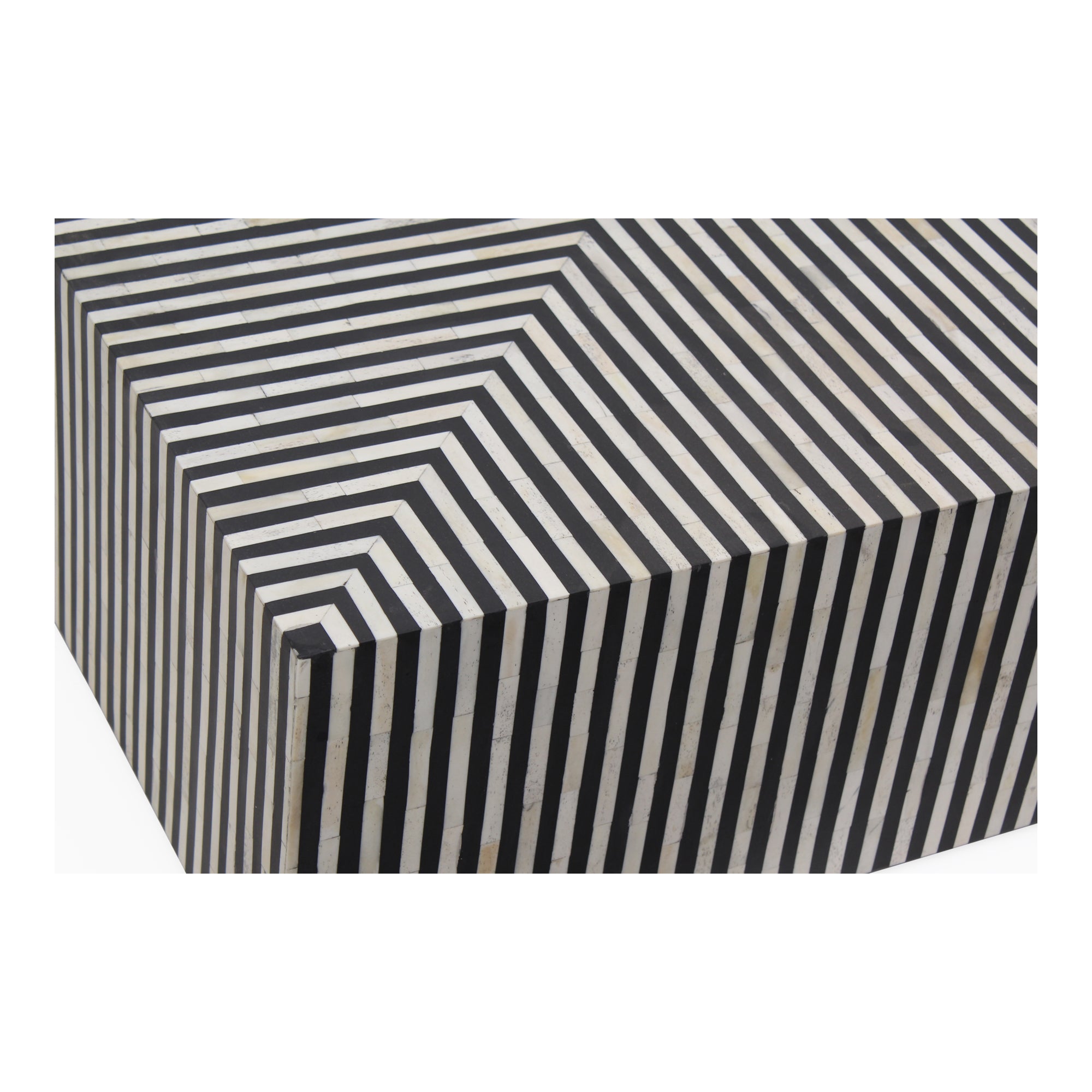 Moes Terning Coffee Table Black and White GZ-1148-37