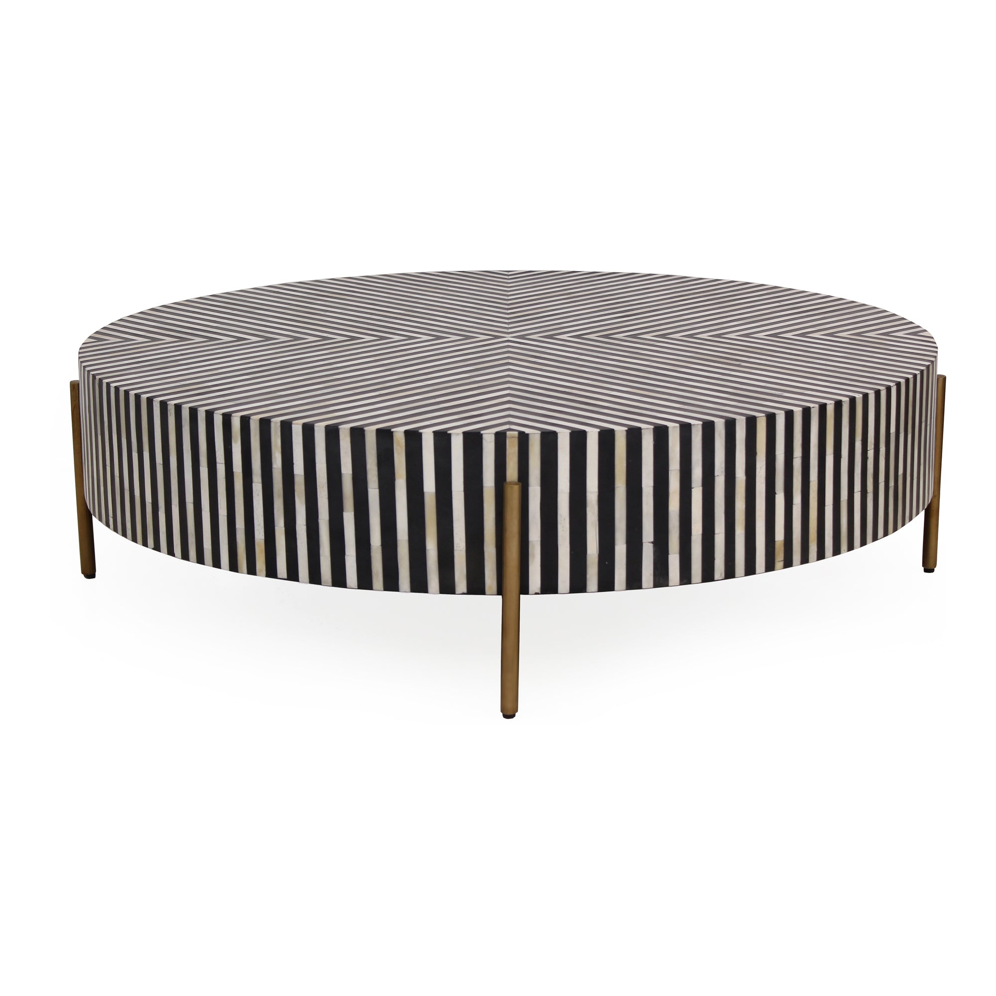 Moes Chameau Large Coffee Table Black and White GZ-1151-37