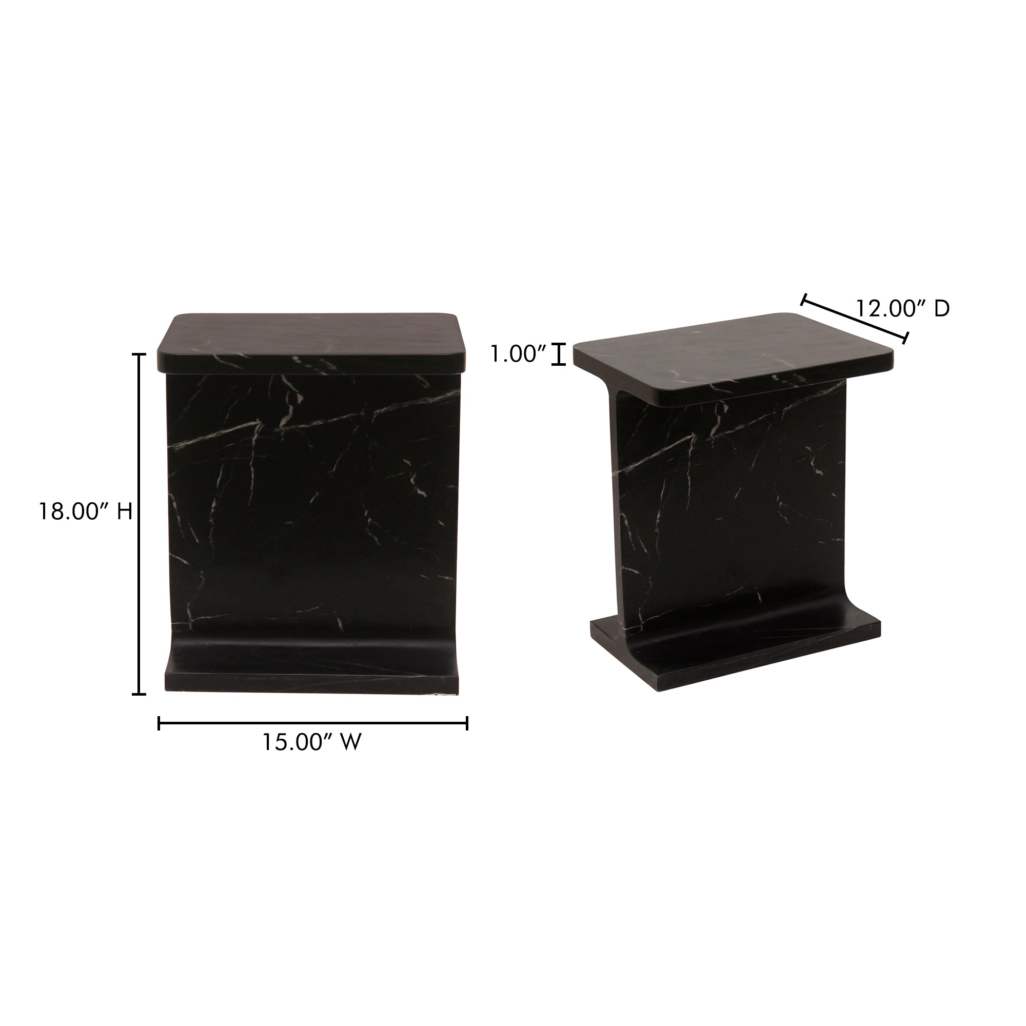 Moes Tullia Accent Table Black GZ-1153-02