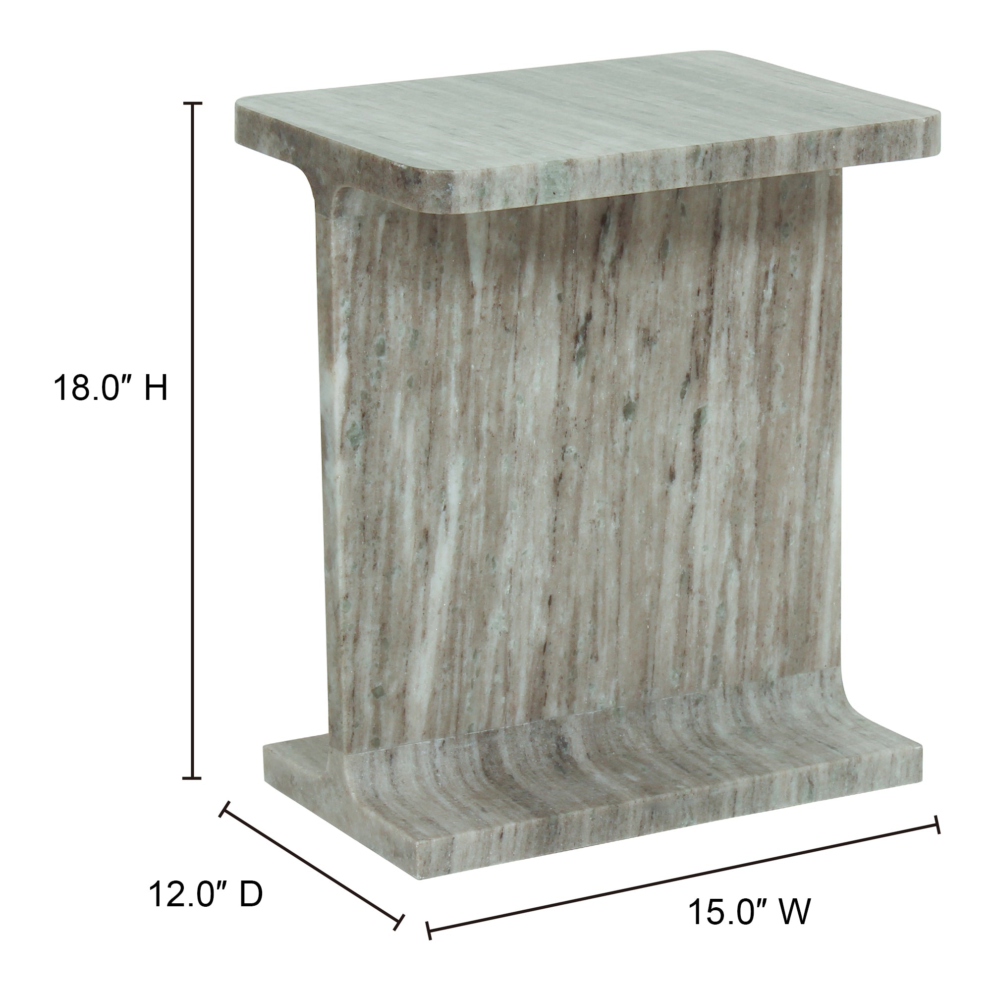 Moes Tullia Accent Table Taupe GZ-1153-39