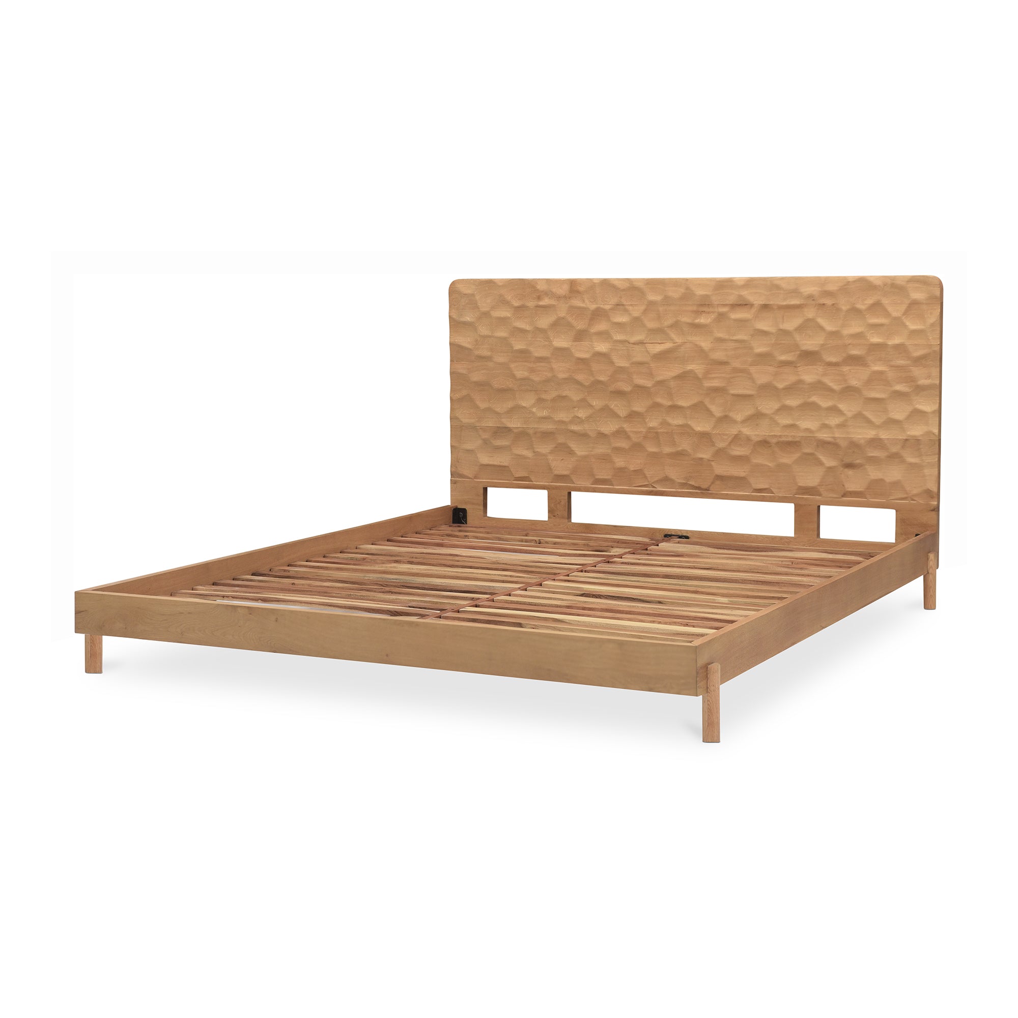Moes Misaki Queen Bed Natural GZ-1160-24-0