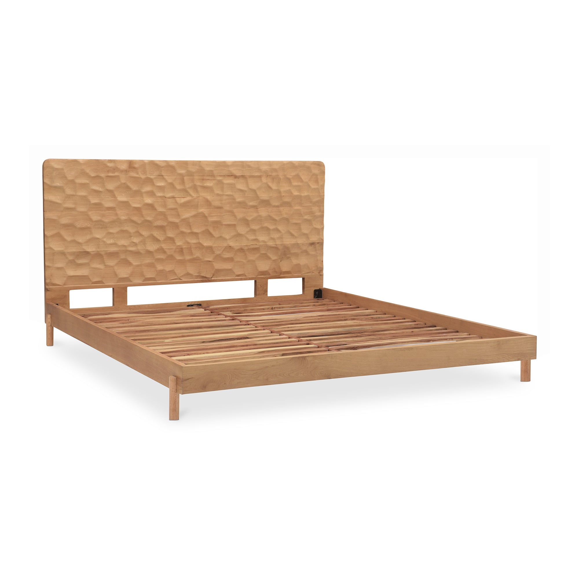 Moes Misaki Queen Bed Natural GZ-1160-24-0