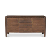 Moes Wiley 3 Drawer Sideboard Vintage Brown GZ-1164-03