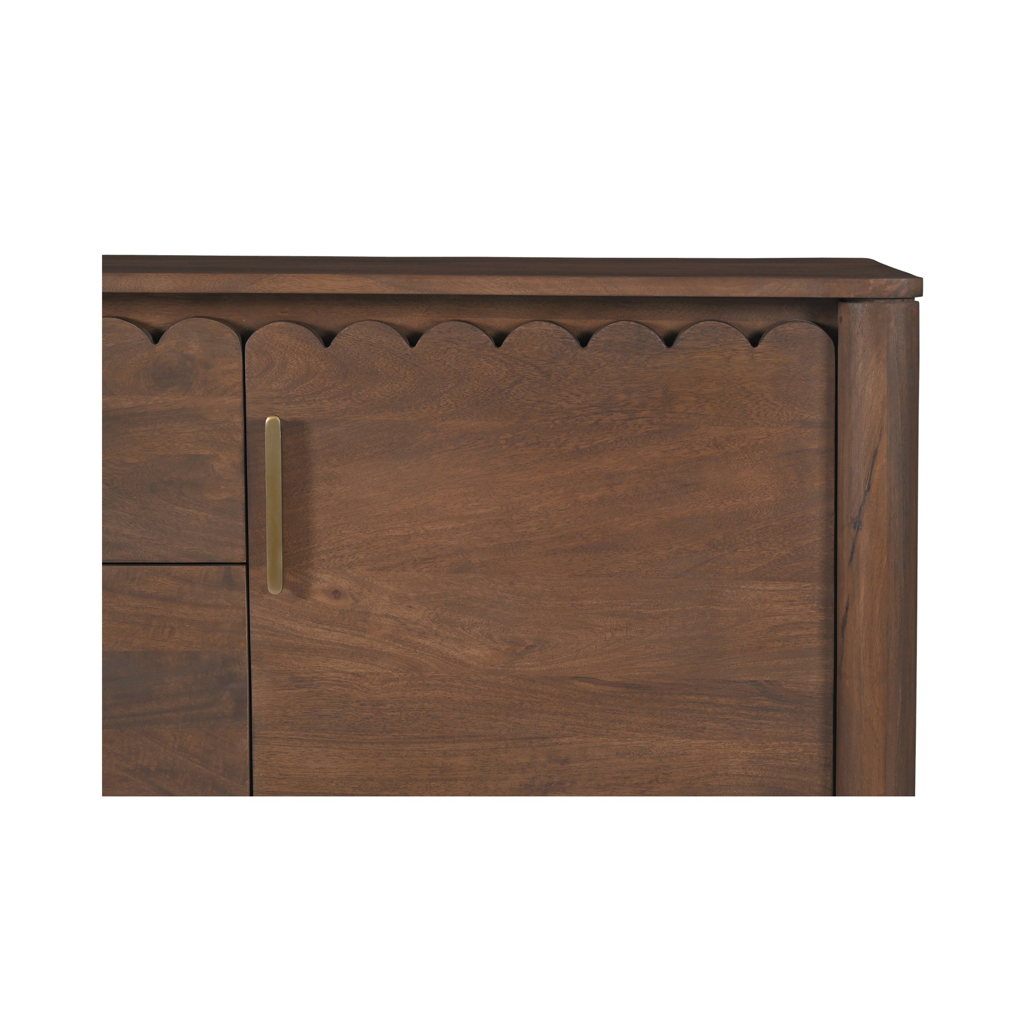 Moes Wiley 3 Drawer Sideboard Vintage Brown GZ-1164-03