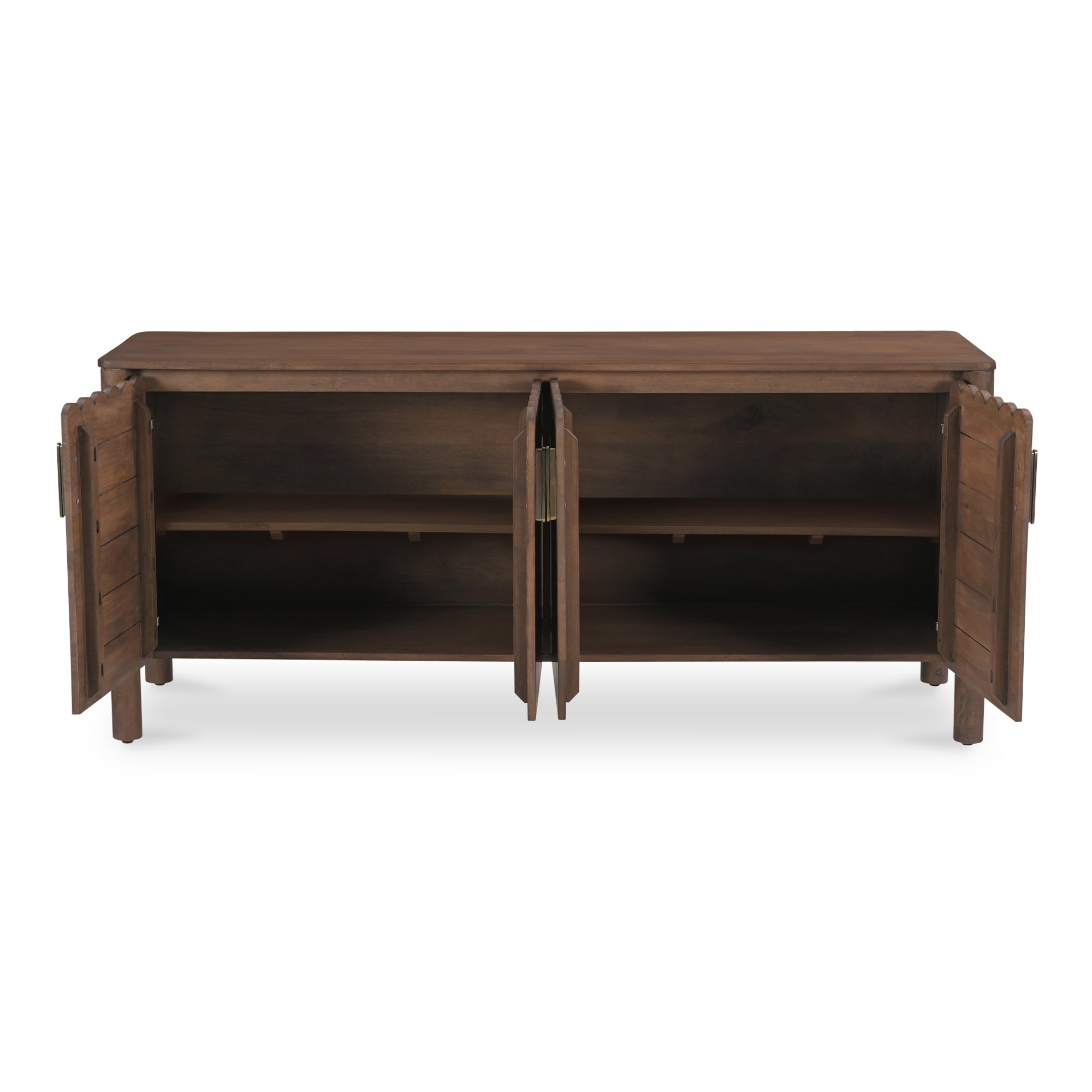 Moes Wiley 4 Door Sideboard Vintage Brown GZ-1165-03