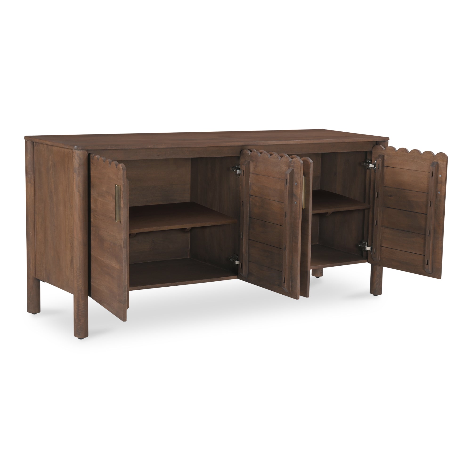 Moes Wiley 4 Door Sideboard Vintage Brown GZ-1165-03