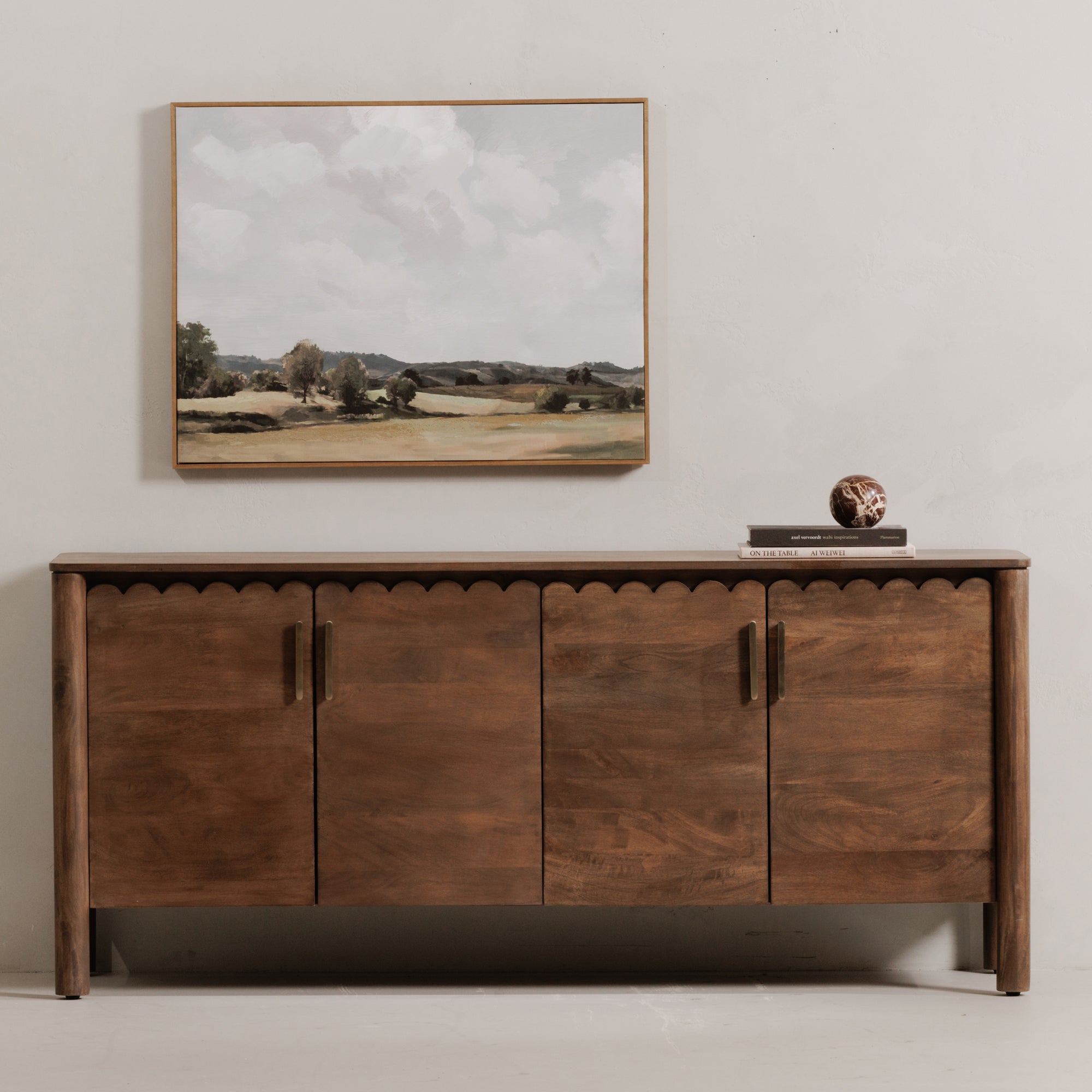 Moes Wiley 4 Door Sideboard Vintage Brown GZ-1165-03