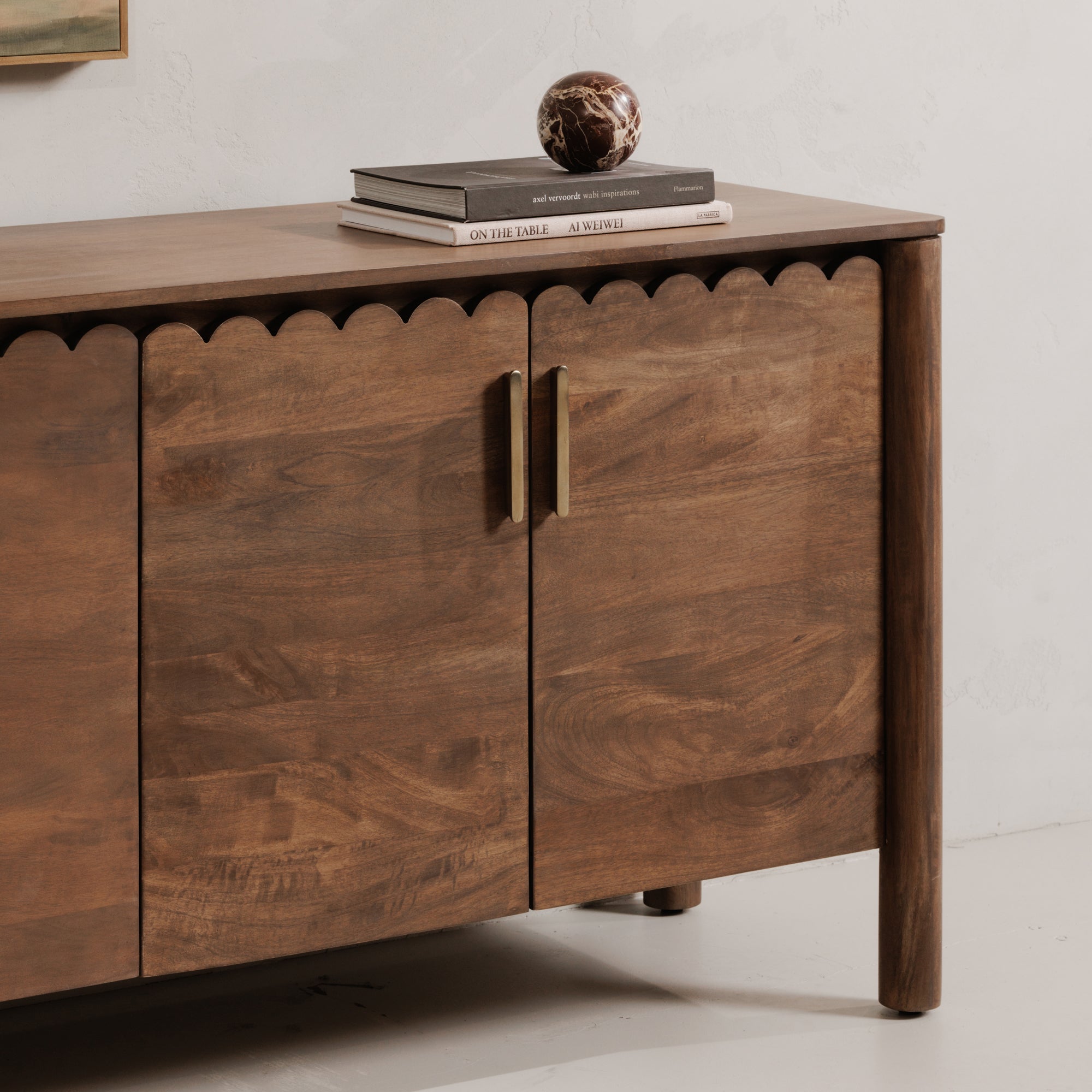 Moes Wiley 4 Door Sideboard Vintage Brown GZ-1165-03
