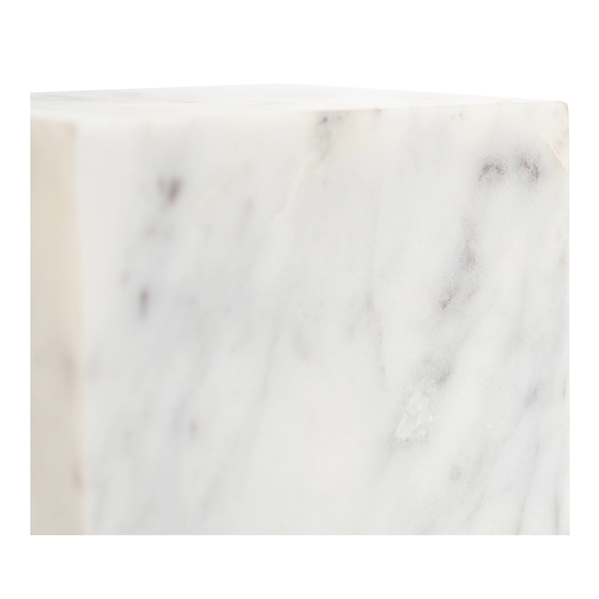 Moes Cora Cube Tabletop Accent Banswara Purple White Marble GZ-1172-18