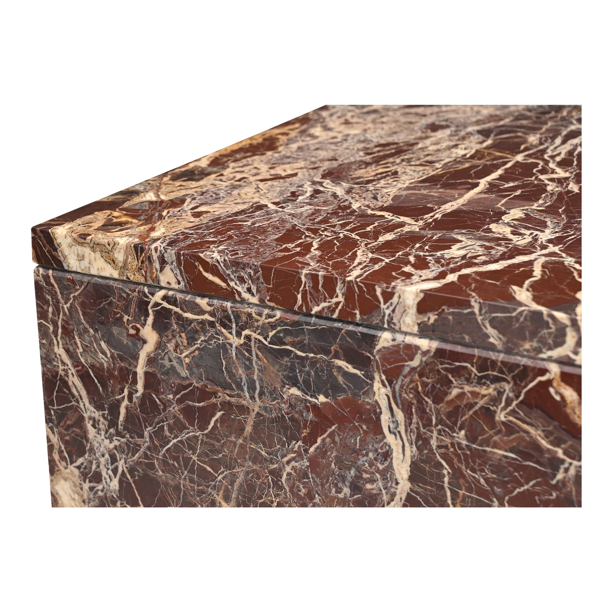 Moes Rosa Coffee Table Rosso Levanto Marble GZ-1182-06-0