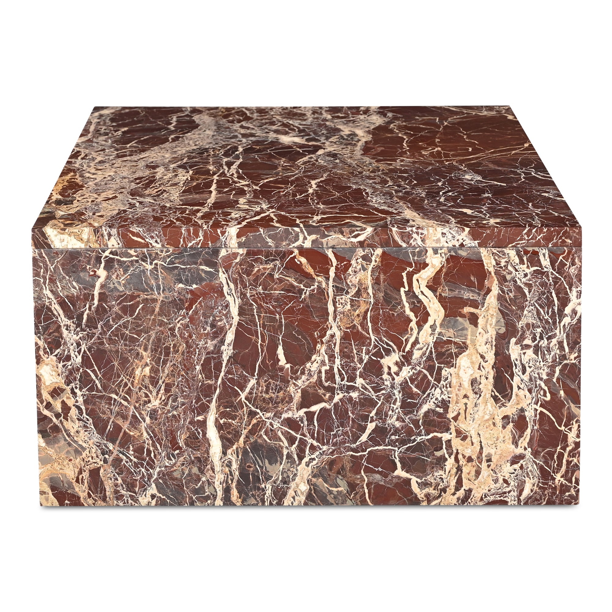 Moes Rosa Coffee Table Rosso Levanto Marble GZ-1182-06-0