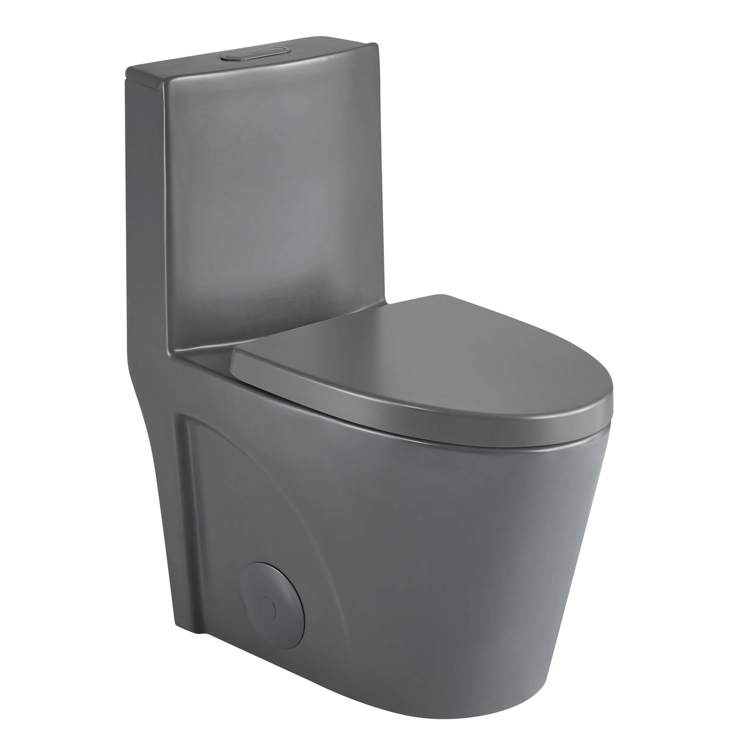 Fine Fixtures MOTB7 Ultraluxe One‑Piece Elongated Toilet – Dual Flush, 12" Rough‑In