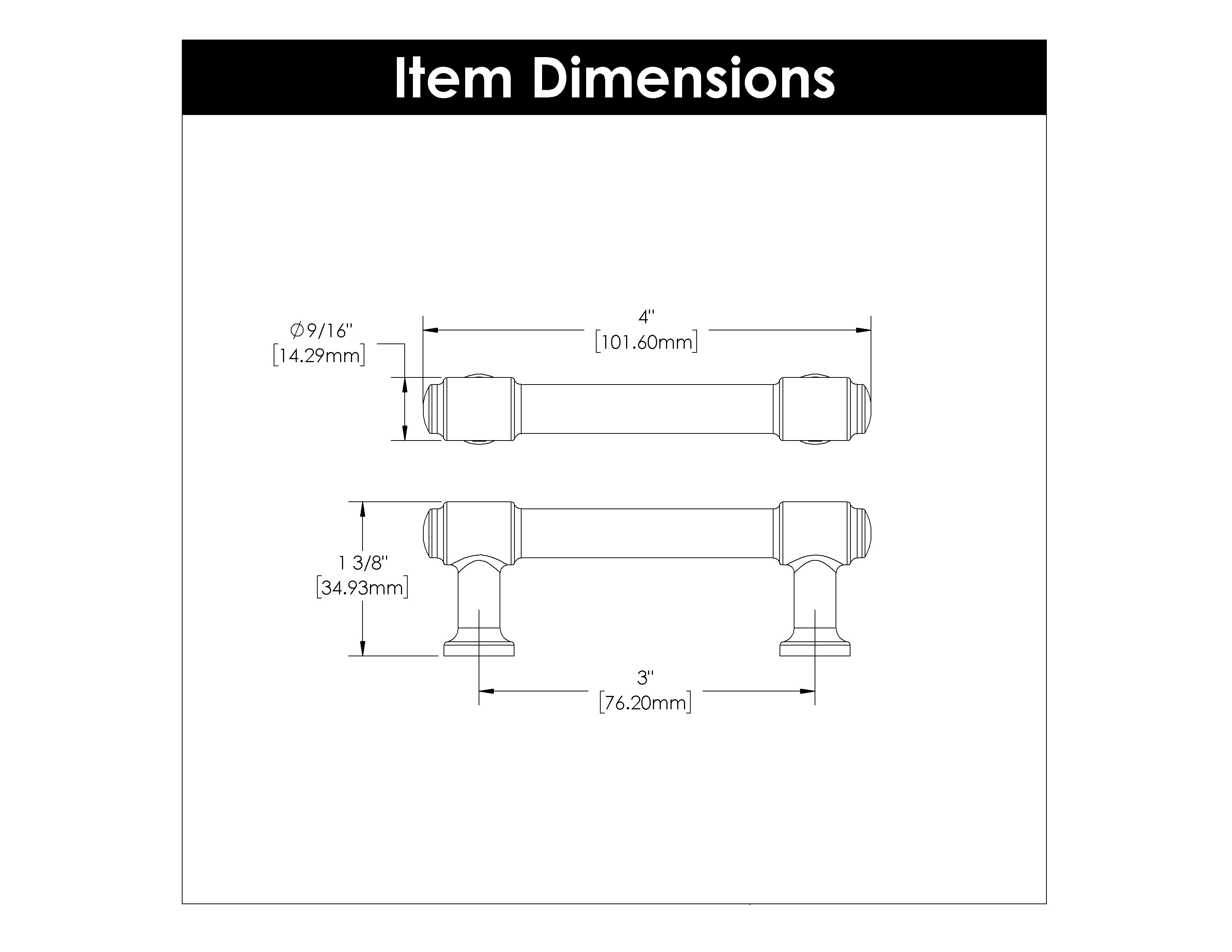 Hickory H077851, 3 Inch (76mm) Piper Pull