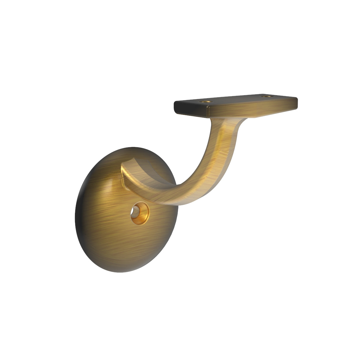 Hickory H078453, 3-3/16 Inch Hand Rail Brackets Handrail Bracket