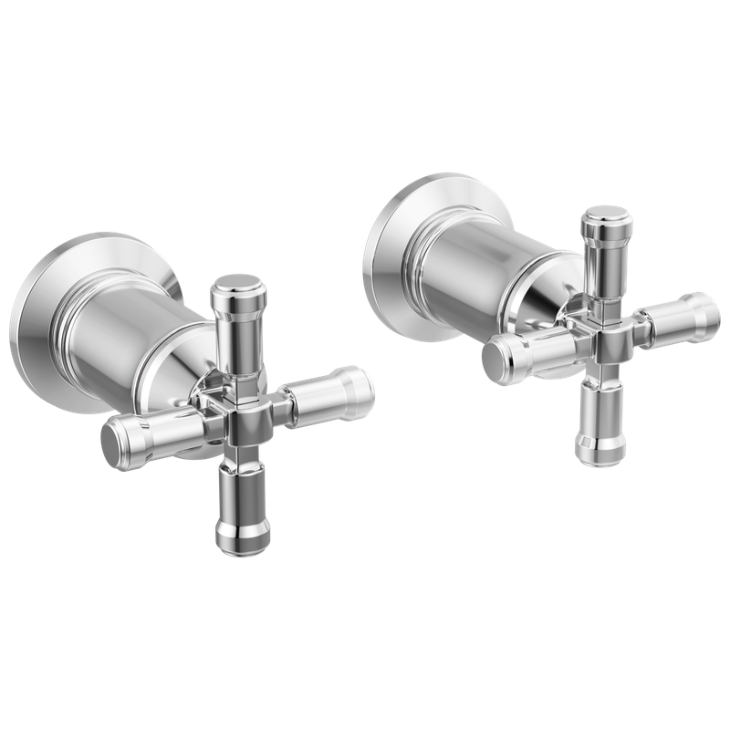 Delta Broderick® Wall Mount Bathroom Faucet Handle Kit-Cross
