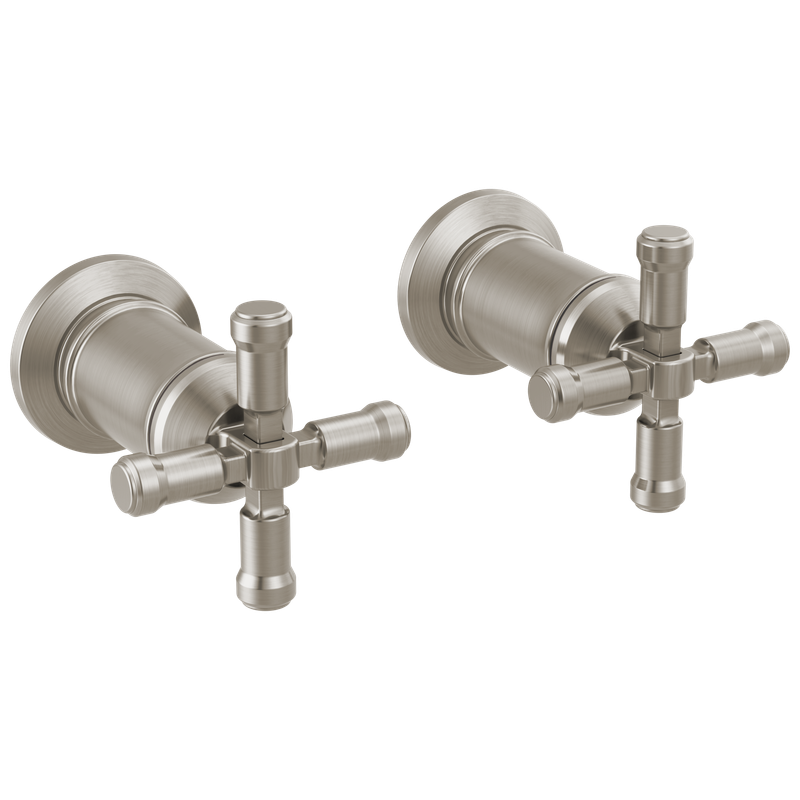 Delta Broderick® Wall Mount Bathroom Faucet Handle Kit-Cross