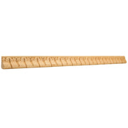 3/4" D x 1-5/16" H Maple Tulip Hand Carved Moulding