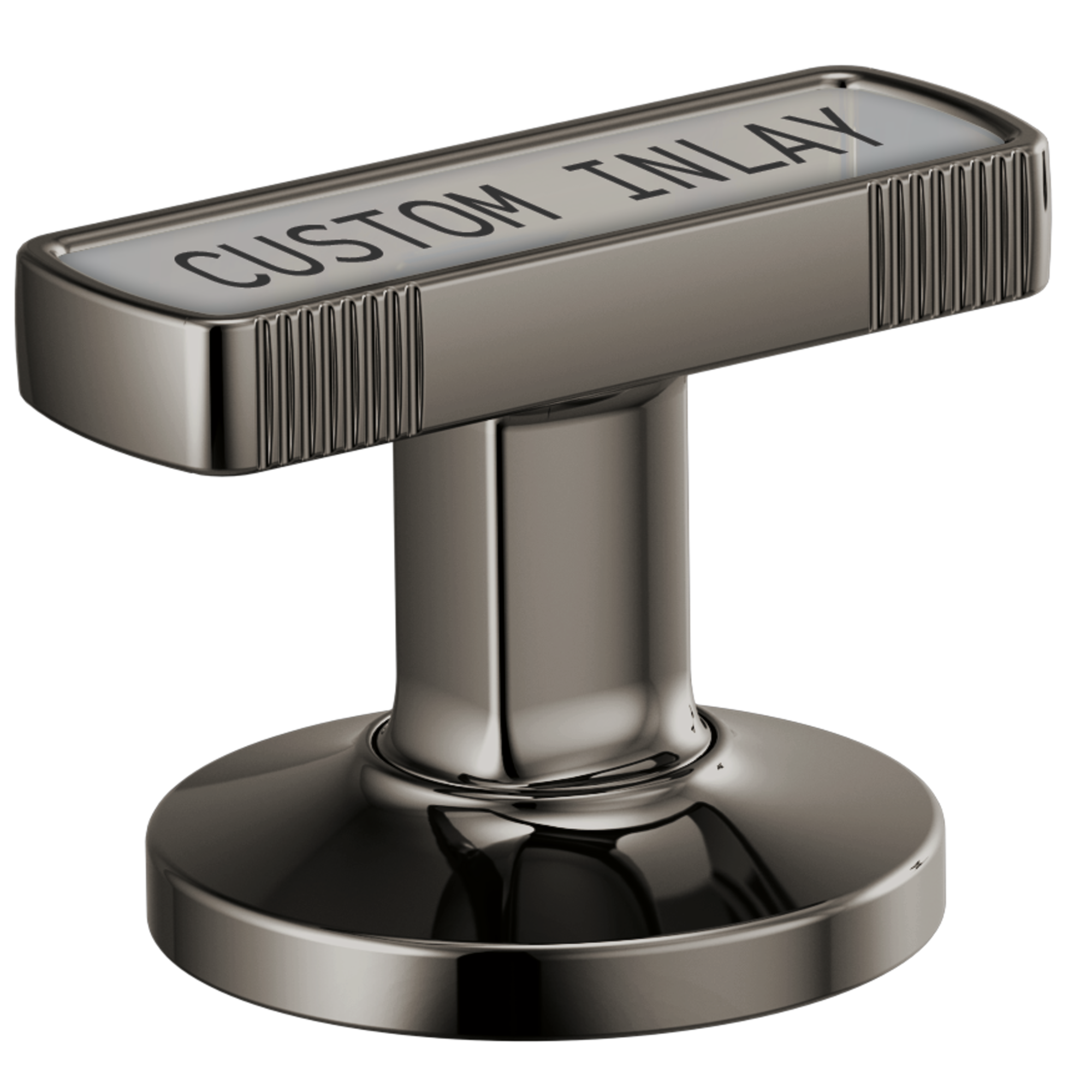 Brizo Kintsu® Widespread Lavatory Knob with Custom Inlay Handle Kit