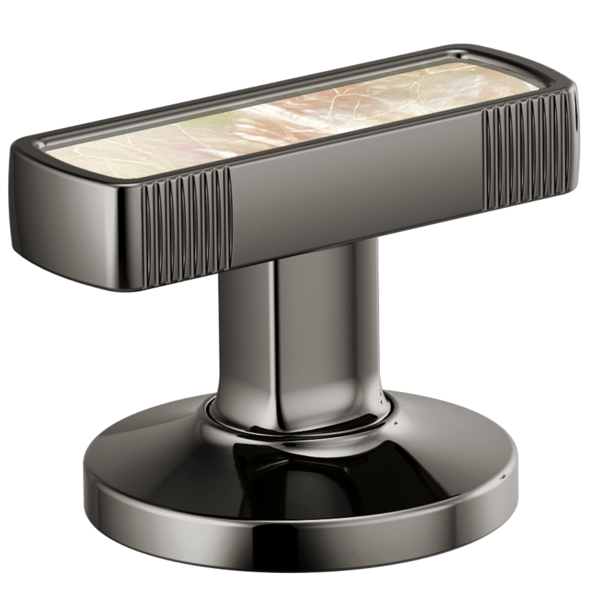 Brizo Kintsu® Widespread Lavatory Knob with Mother of Pearl Inlay Handle Kit