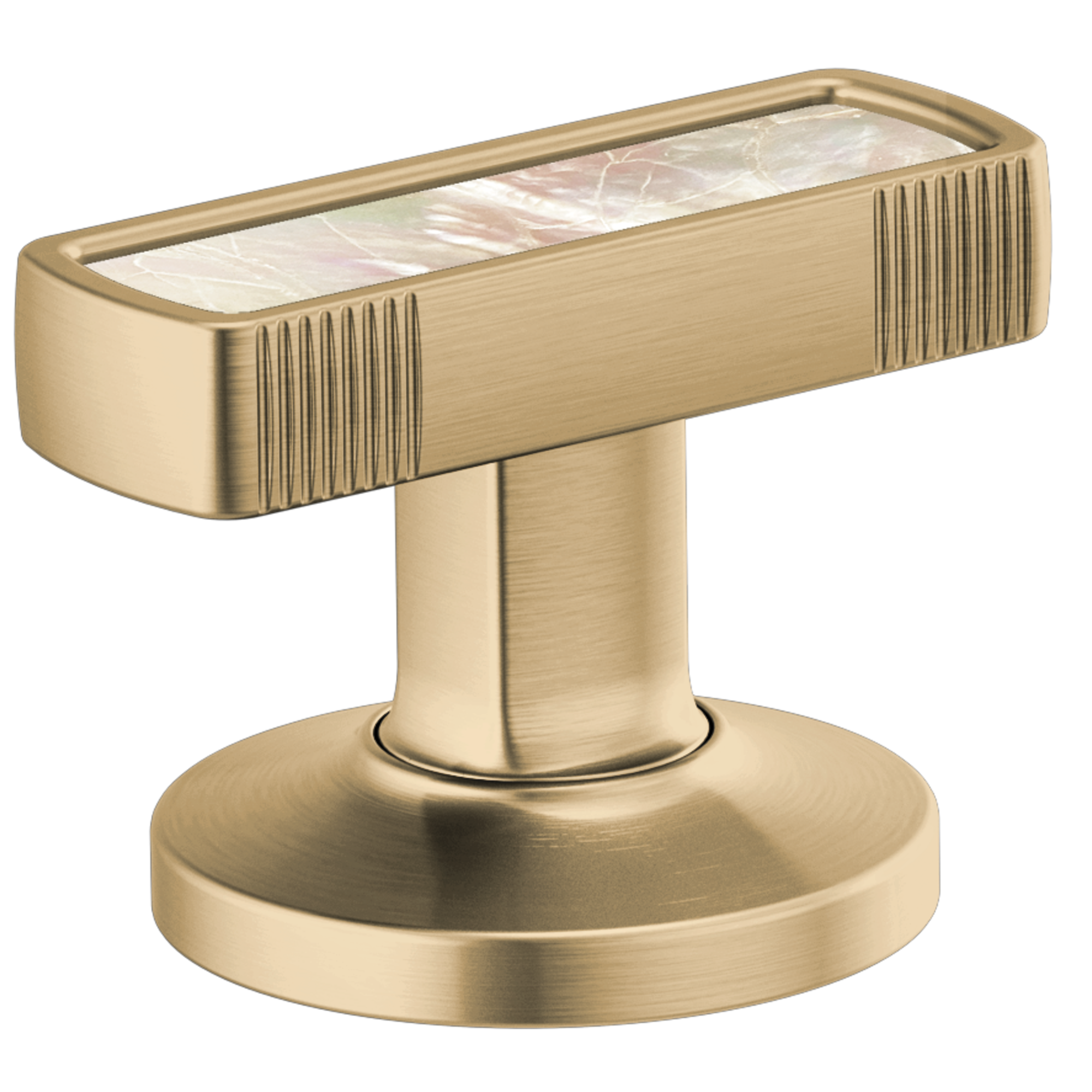 Brizo Kintsu® Widespread Lavatory Knob with Mother of Pearl Inlay Handle Kit