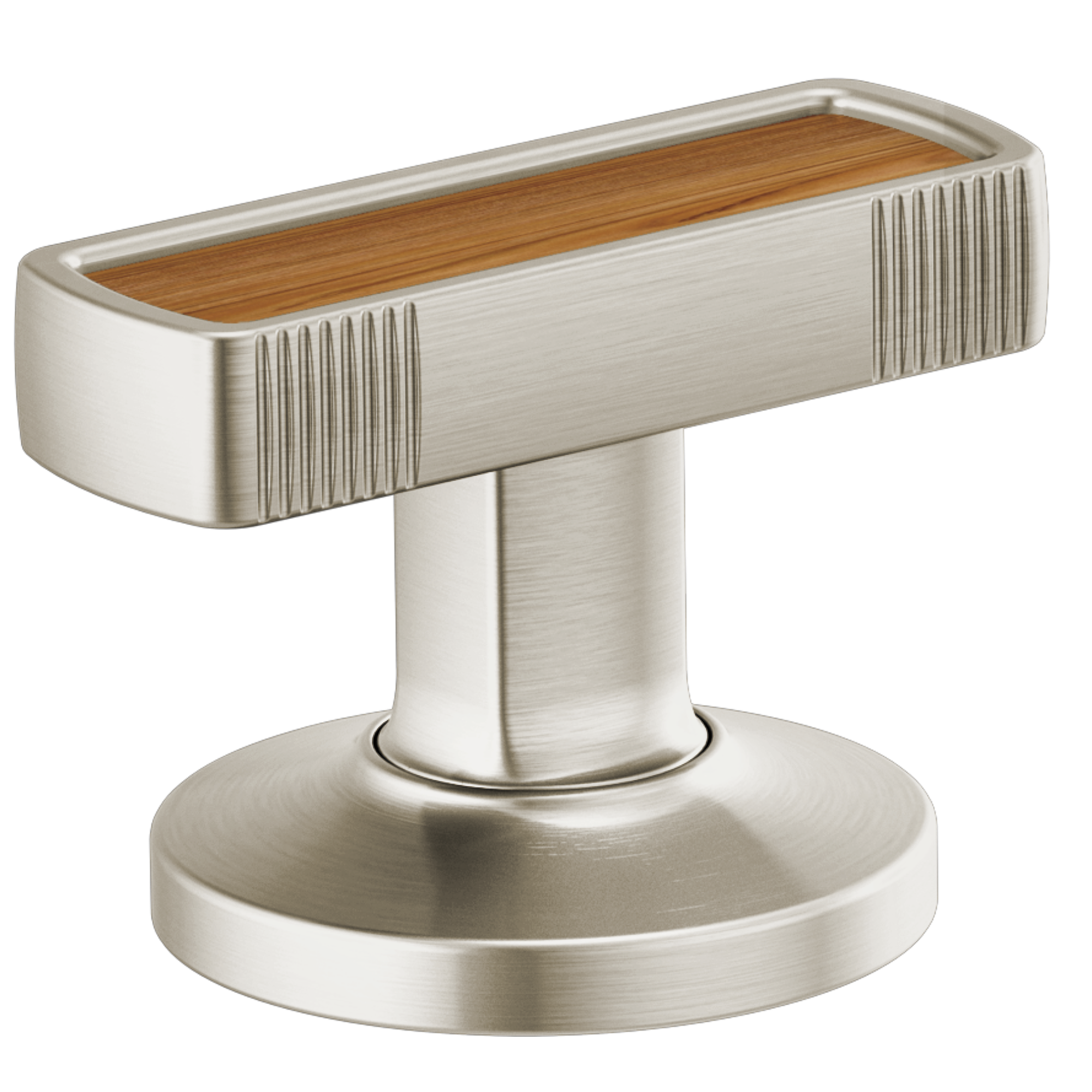 Brizo Kintsu® Widespread Lavatory Knob with Wood Inlay Handle Kit