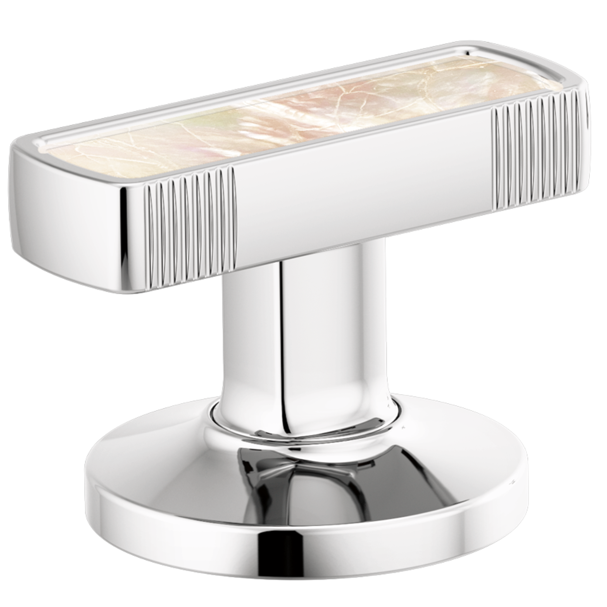 Brizo Kintsu® Widespread Lavatory Knob with Mother of Pearl Inlay Handle Kit