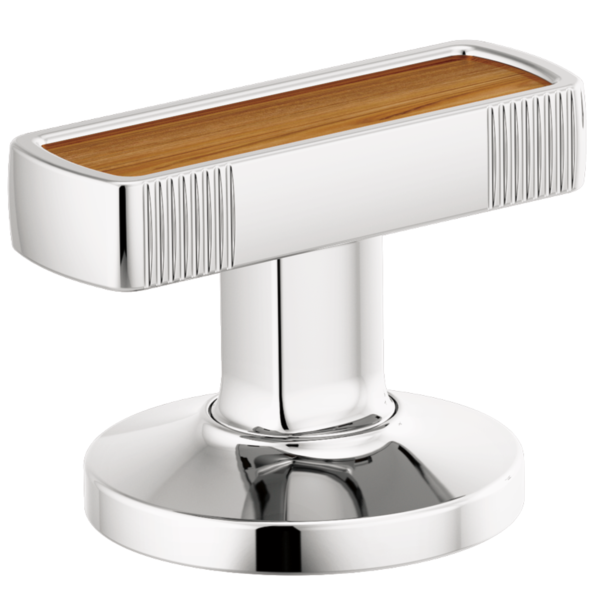 Brizo Kintsu® Widespread Lavatory Knob with Wood Inlay Handle Kit