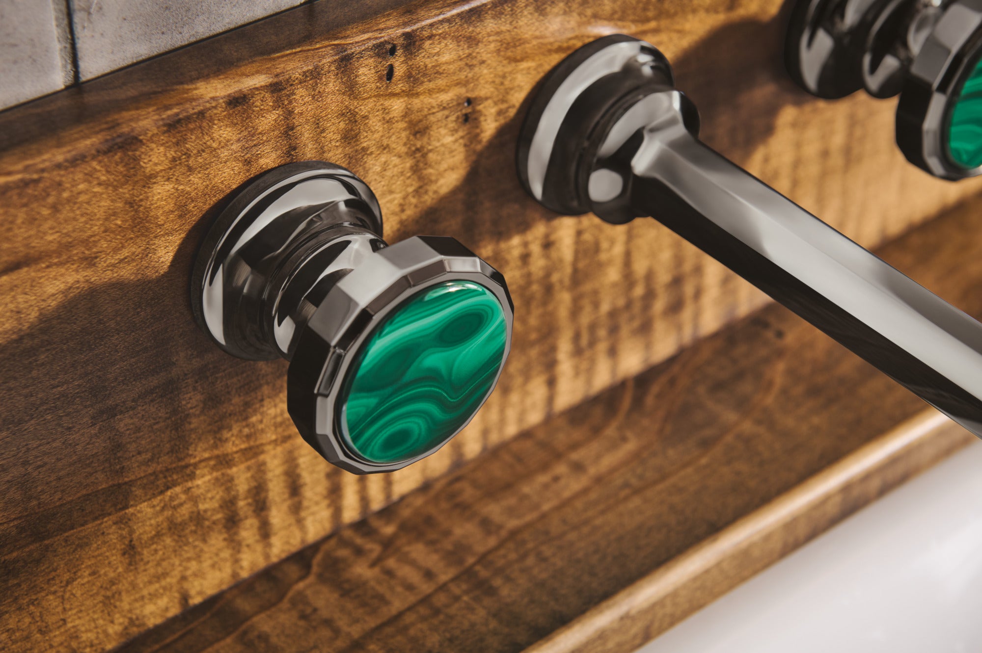 Brizo Beauclere™ Wall Mount Lavatory Wheel Handle Kit