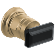 Brizo Invari® Wall Mount Lavatory Black Crystal Knob Handle Kit