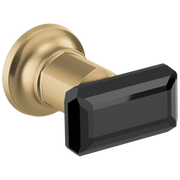 Brizo Invari® Two-Handle Wall Mount Tub Filler Black Crystal Knob Handle Kit