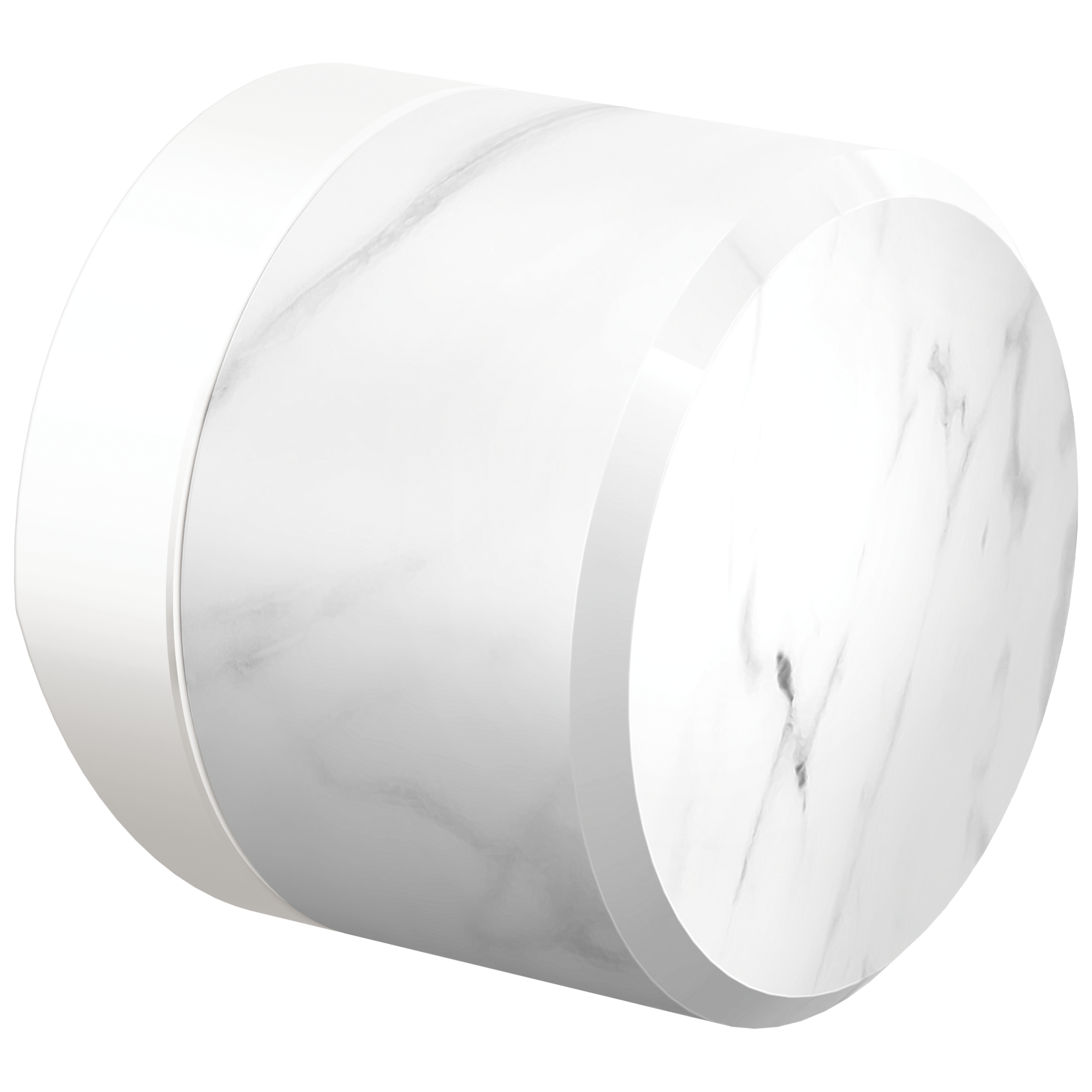 Brizo Odin® Knob with White Marble