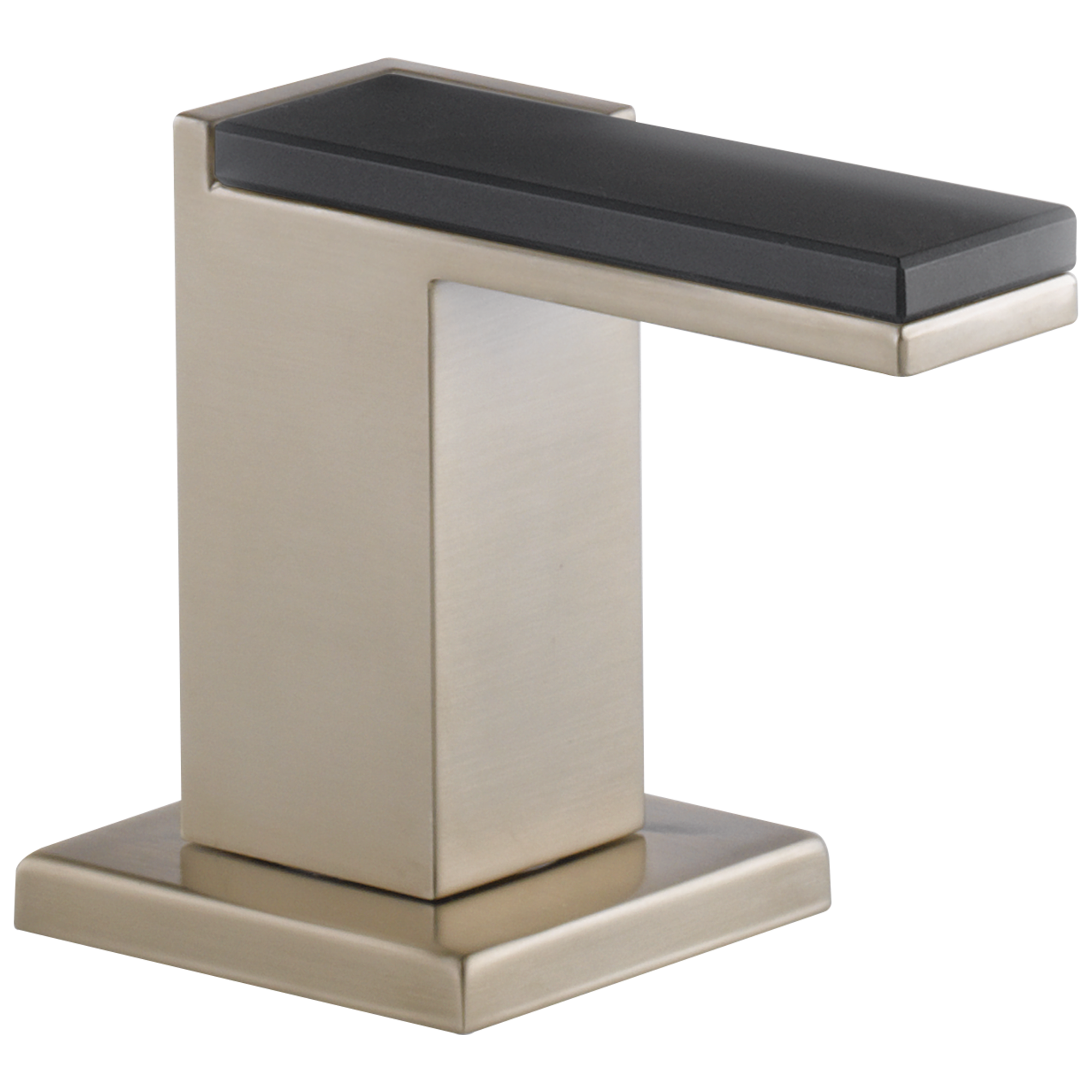 Brizo Siderna® Widespread Lavatory and Bidet Solar Gray Glass Lever Handle Kit