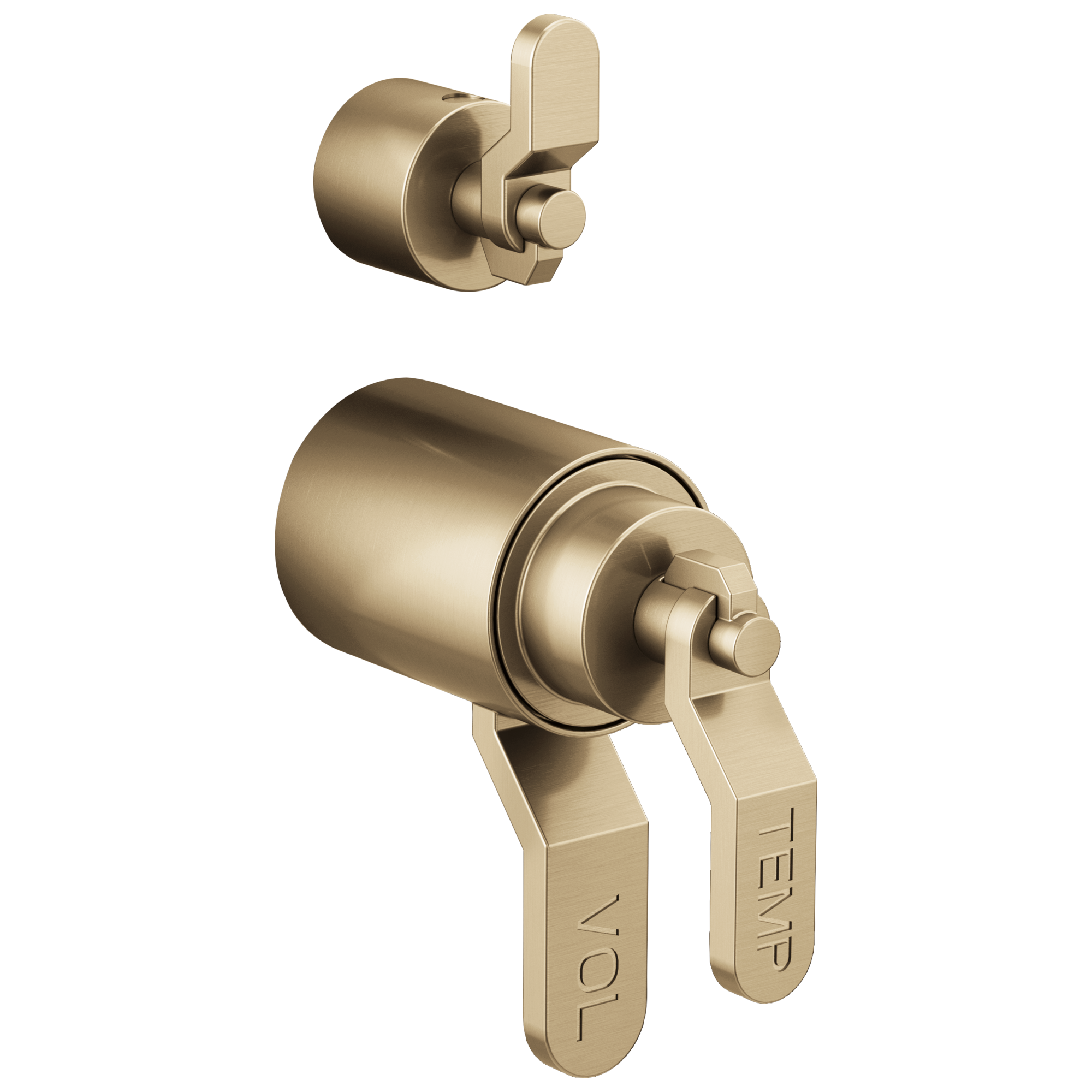 Brizo Litze® TempAssure® Thermostatic Valve With Integrated Diverter Industrial Lever Handle Kit