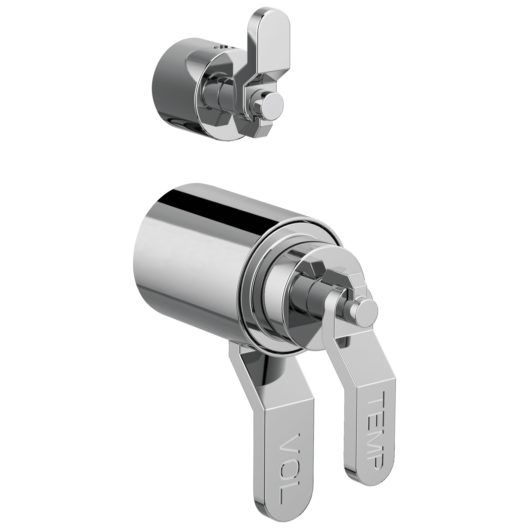 Brizo Litze® TempAssure® Thermostatic Valve With Integrated Diverter Industrial Lever Handle Kit
