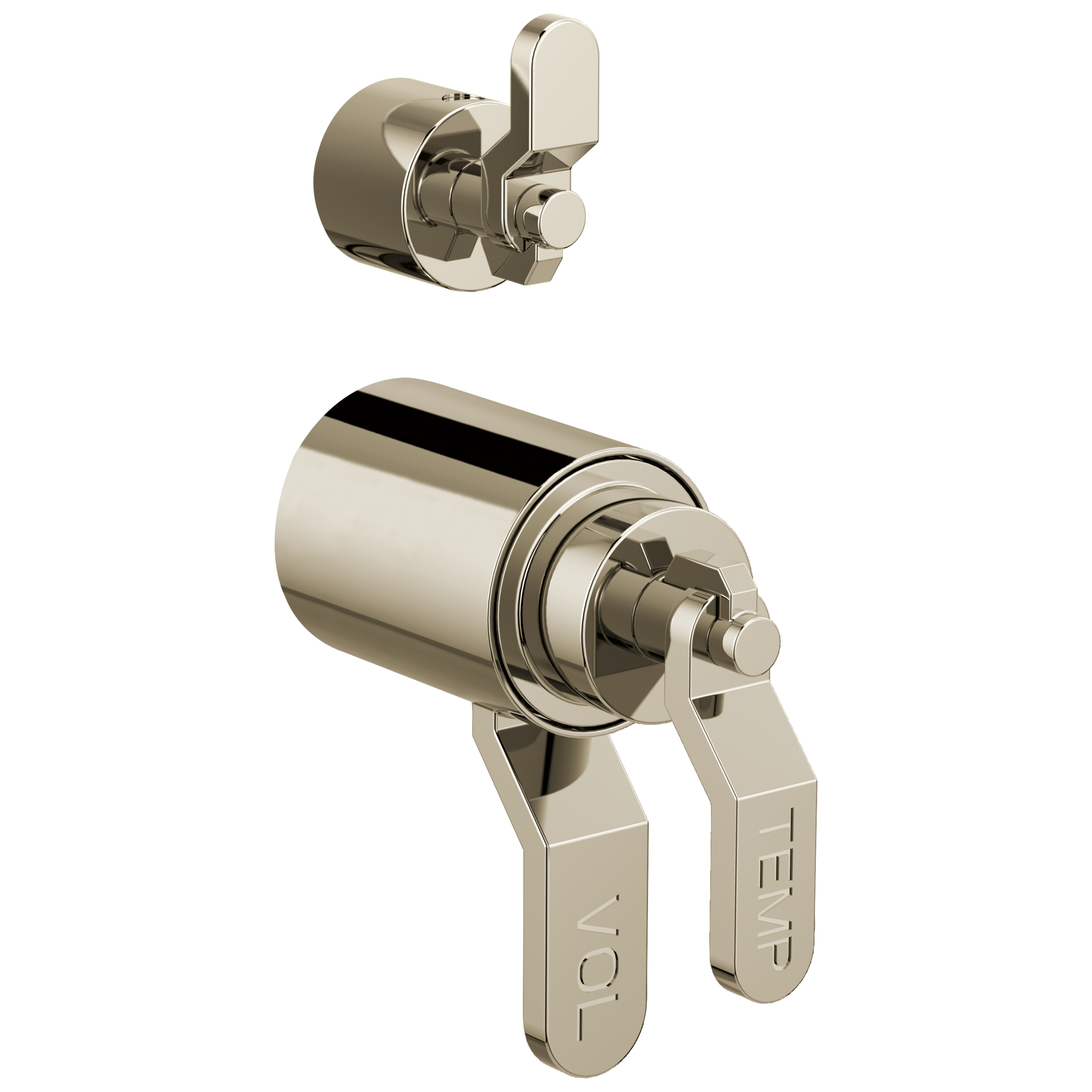 Brizo Litze® TempAssure® Thermostatic Valve With Integrated Diverter Industrial Lever Handle Kit