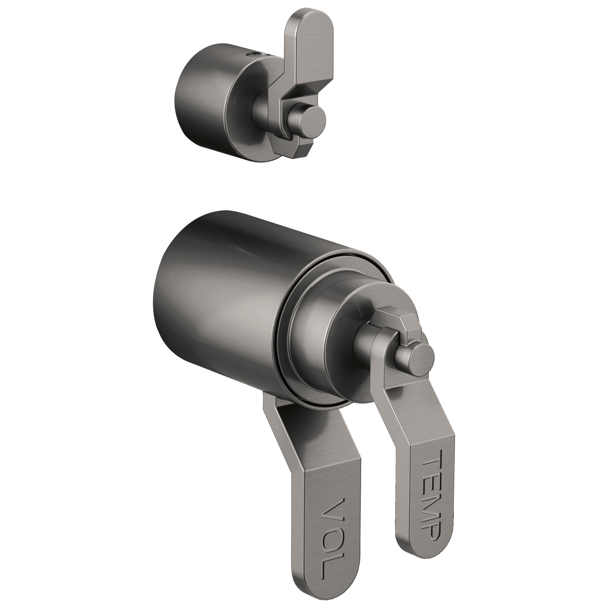 Brizo Litze® TempAssure® Thermostatic Valve With Integrated Diverter Industrial Lever Handle Kit
